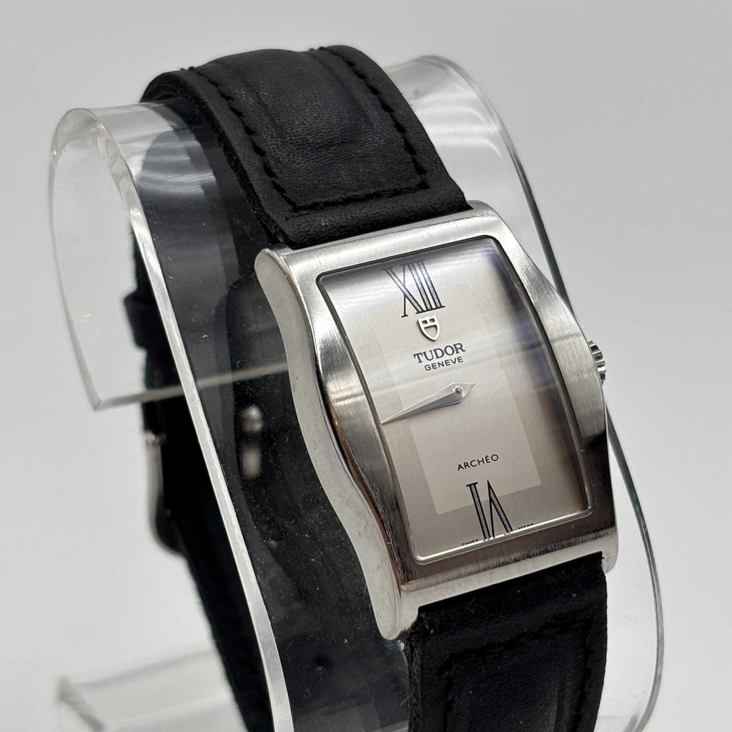 Tudor Archéo Stainless Steel Quartz Watch Silver Dial 25mm