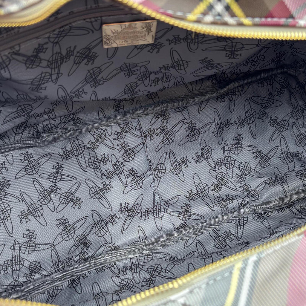 Vivienne Westwood Derby Tartan Bowler Bag