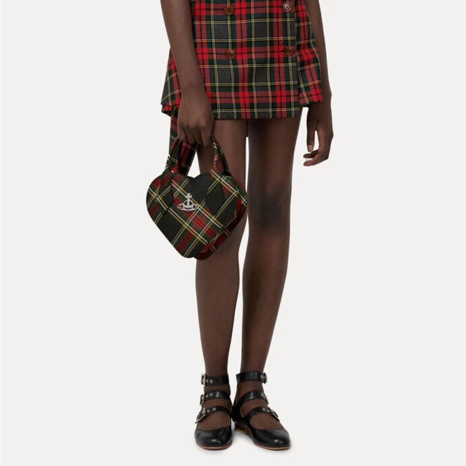Vivienne Westwood Josephine Heart Crossbody – Tartan Chelsea