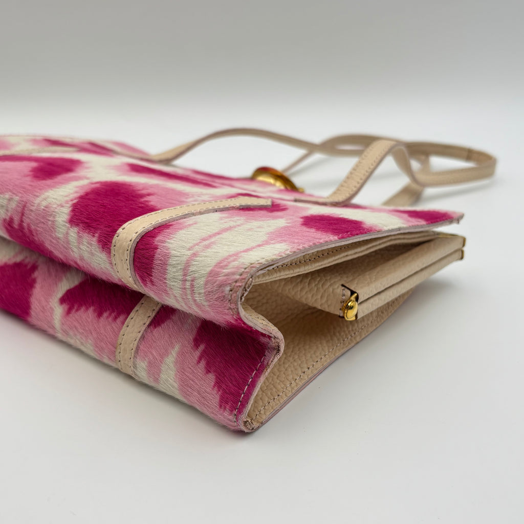 Vivienne Westwood Vintage Hot Pink Calf Hair Mini Shoulder Bag