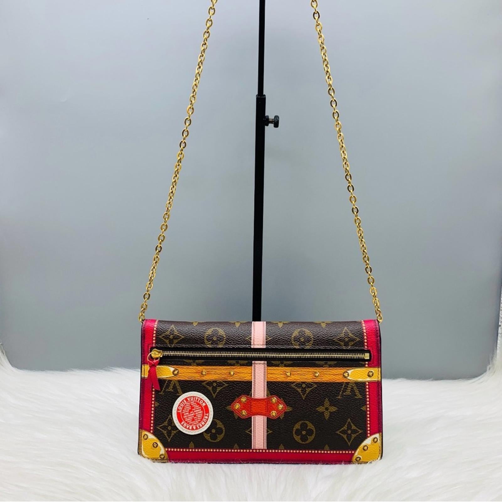 Louis Vuitton 2018 Monogram Summer Trunks Pochette Crossbody