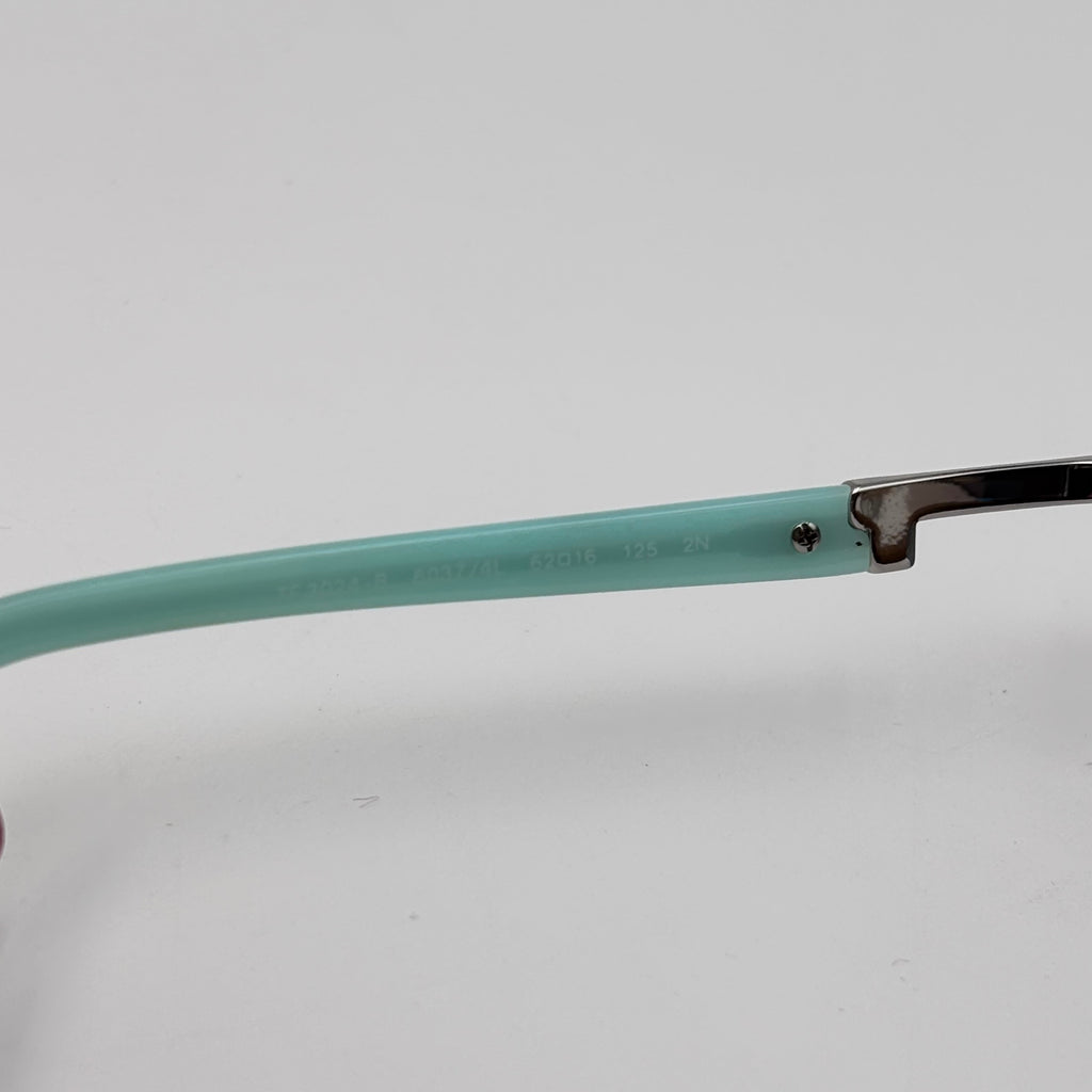 Tiffany & Co. Crystal Key Rimless Blue Gradient Sunglasses