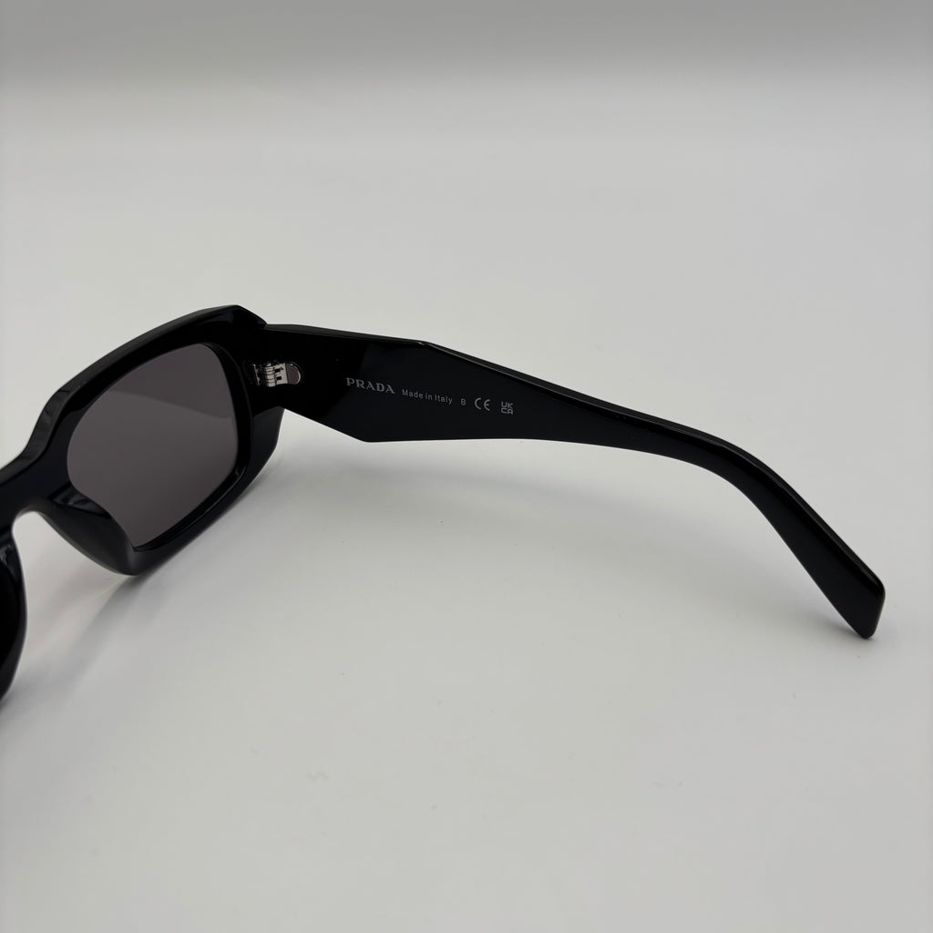 Prada Symbole PR 17W-F Black Geometric Sunglasses