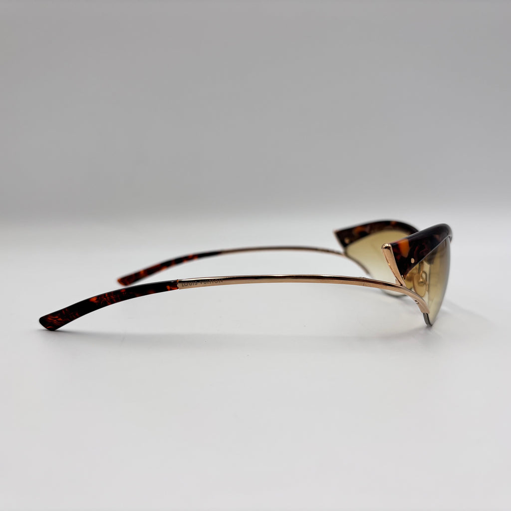 Louis Vuitton Vintage Tortoiseshell Cat-Eye Sunglasses, 2004