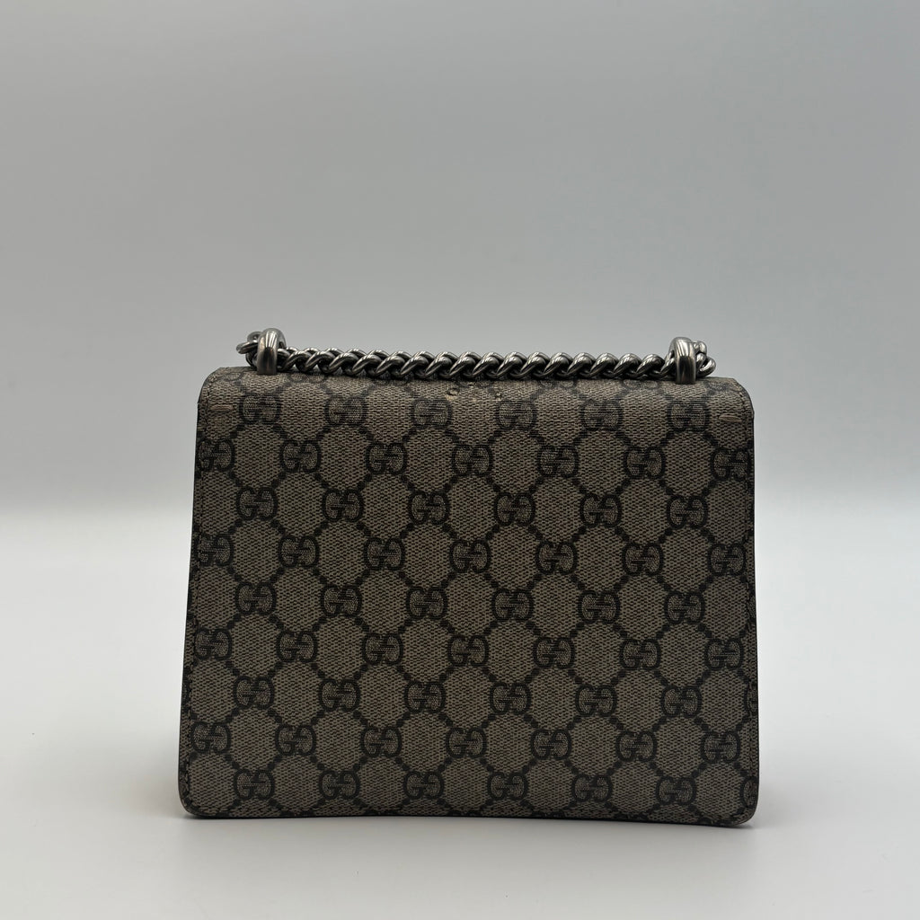 Gucci GG Supreme Mini Dionysus Shoulder Bag in Yellow