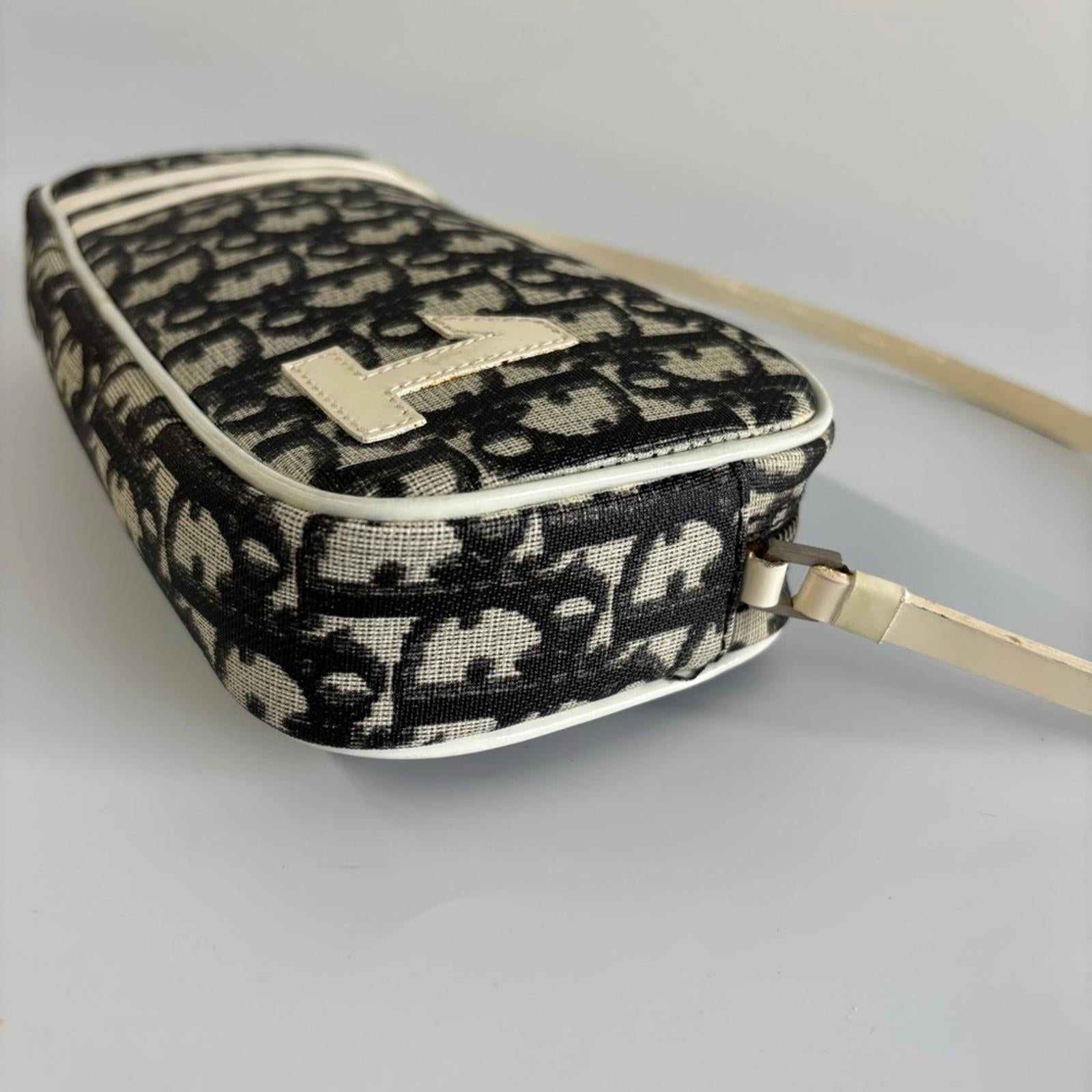 CHRISTIAN DIOR VINTAGE TROTTER MINI SHOULDER BAG — JOHN GALLIANO ERA 2002