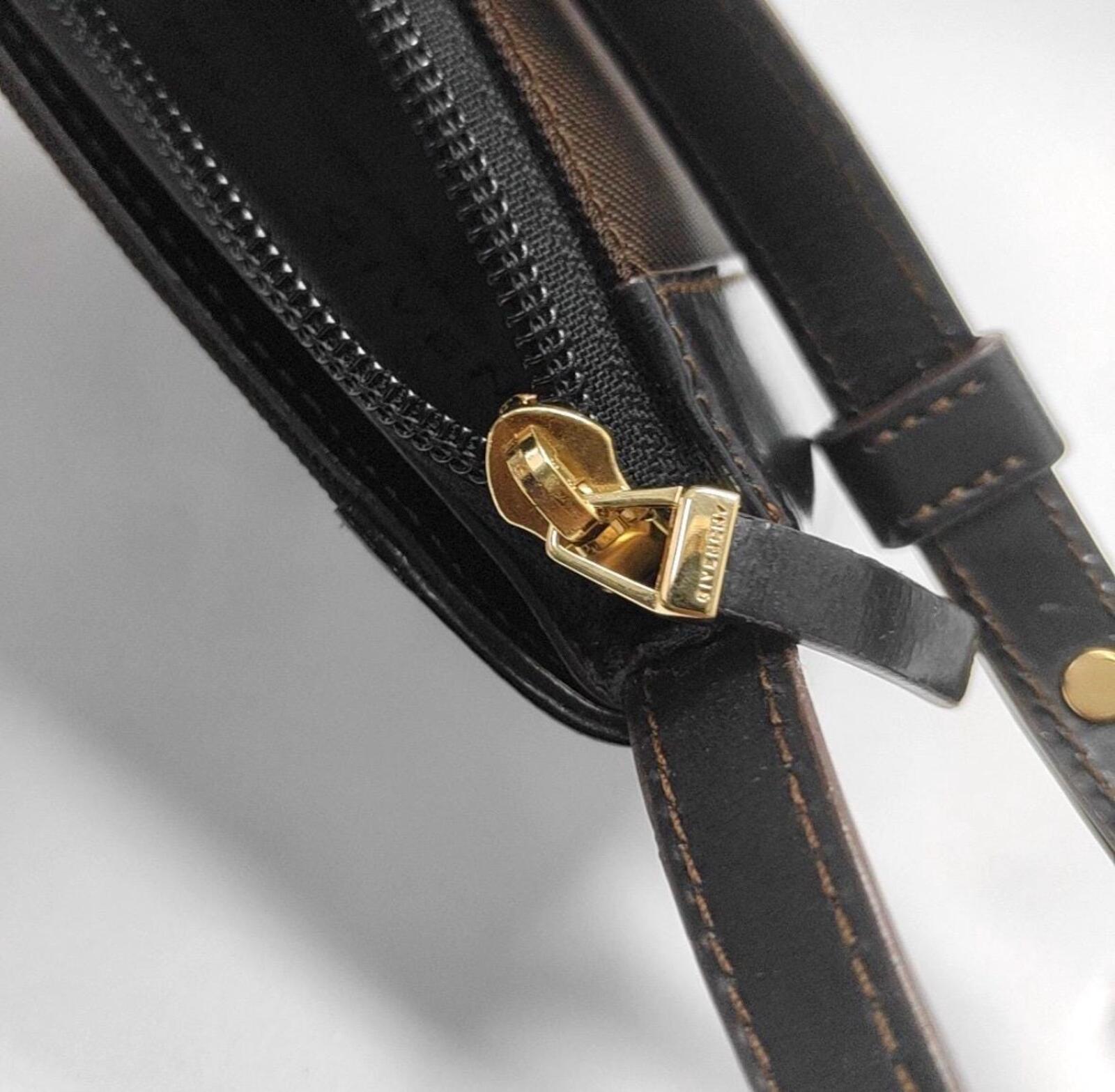 Givenchy 4G Logo Canvas & Leather Shoulder Bag