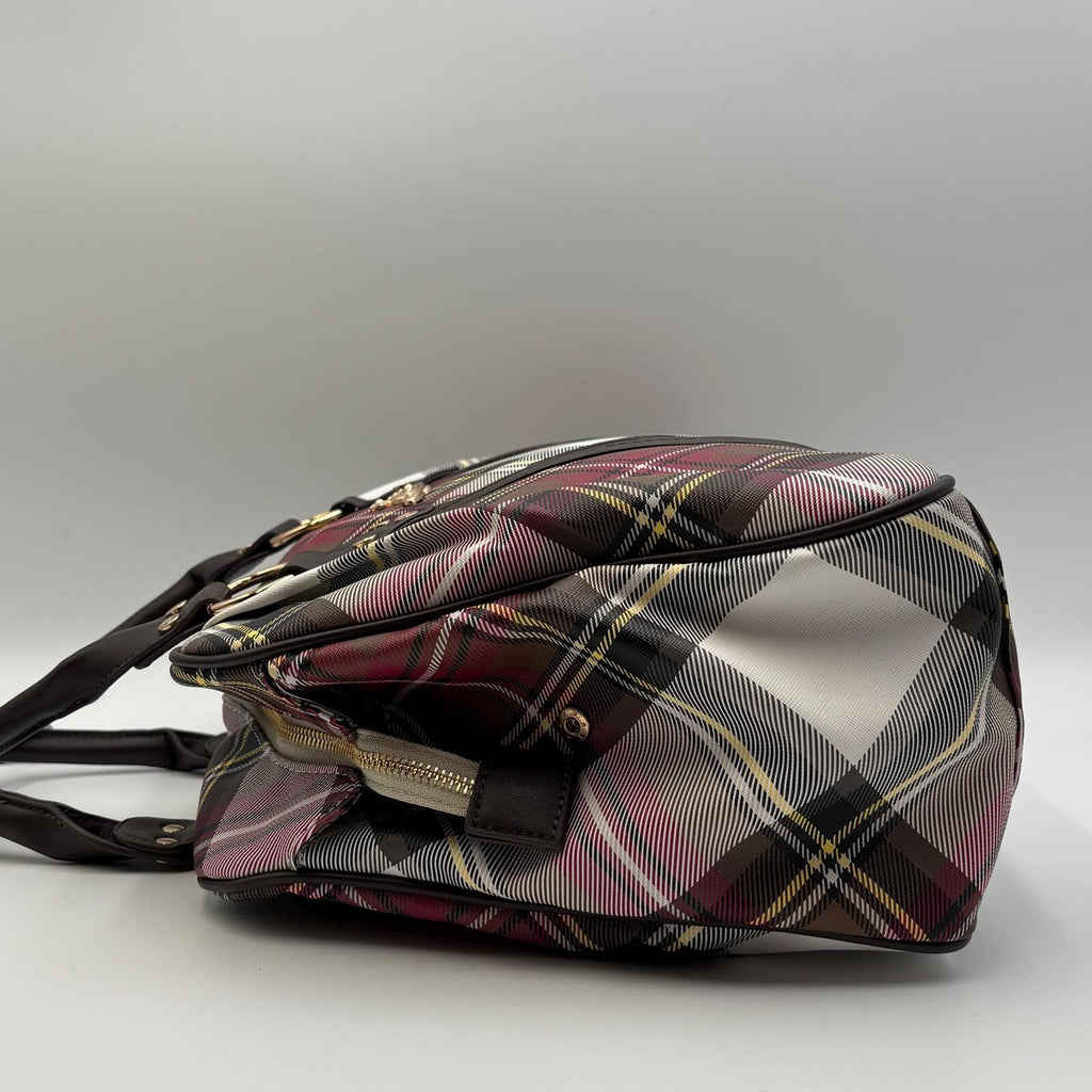 Vivienne Westwood Derby Tartan Bowler Bag