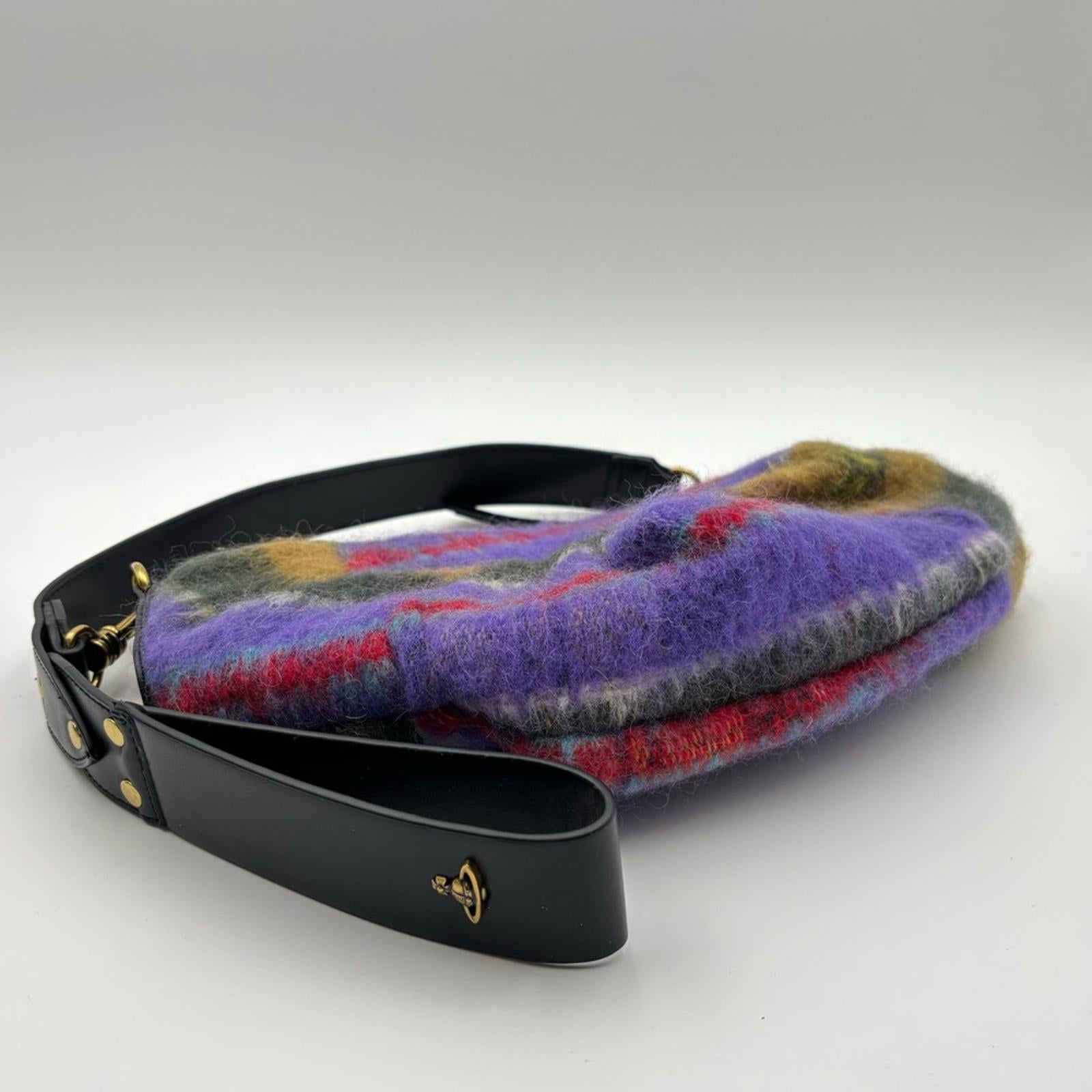 Vivienne Westwood Agnes Small Reversible Tartan Shoulder Bag