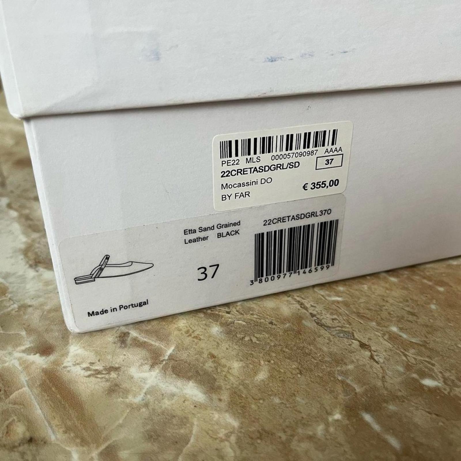 BY FAR Black Gloss Etta Slippers