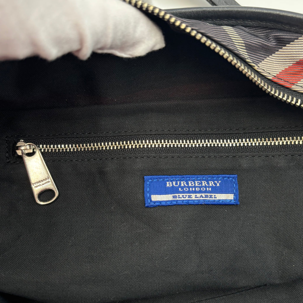 Burberry Blue Label Nova Check Nylon Tote Bag