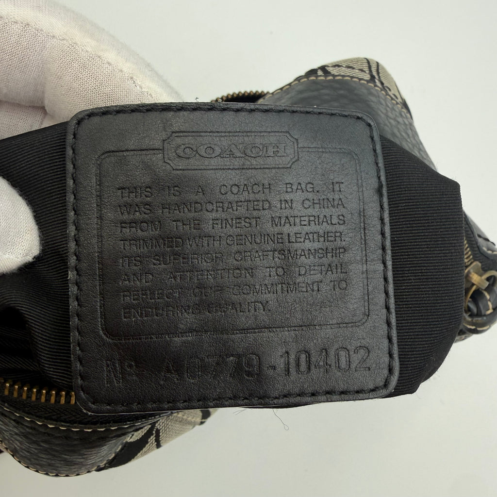 Coach Signature Jacquard Duffle Crossbody Bag, circa 2007