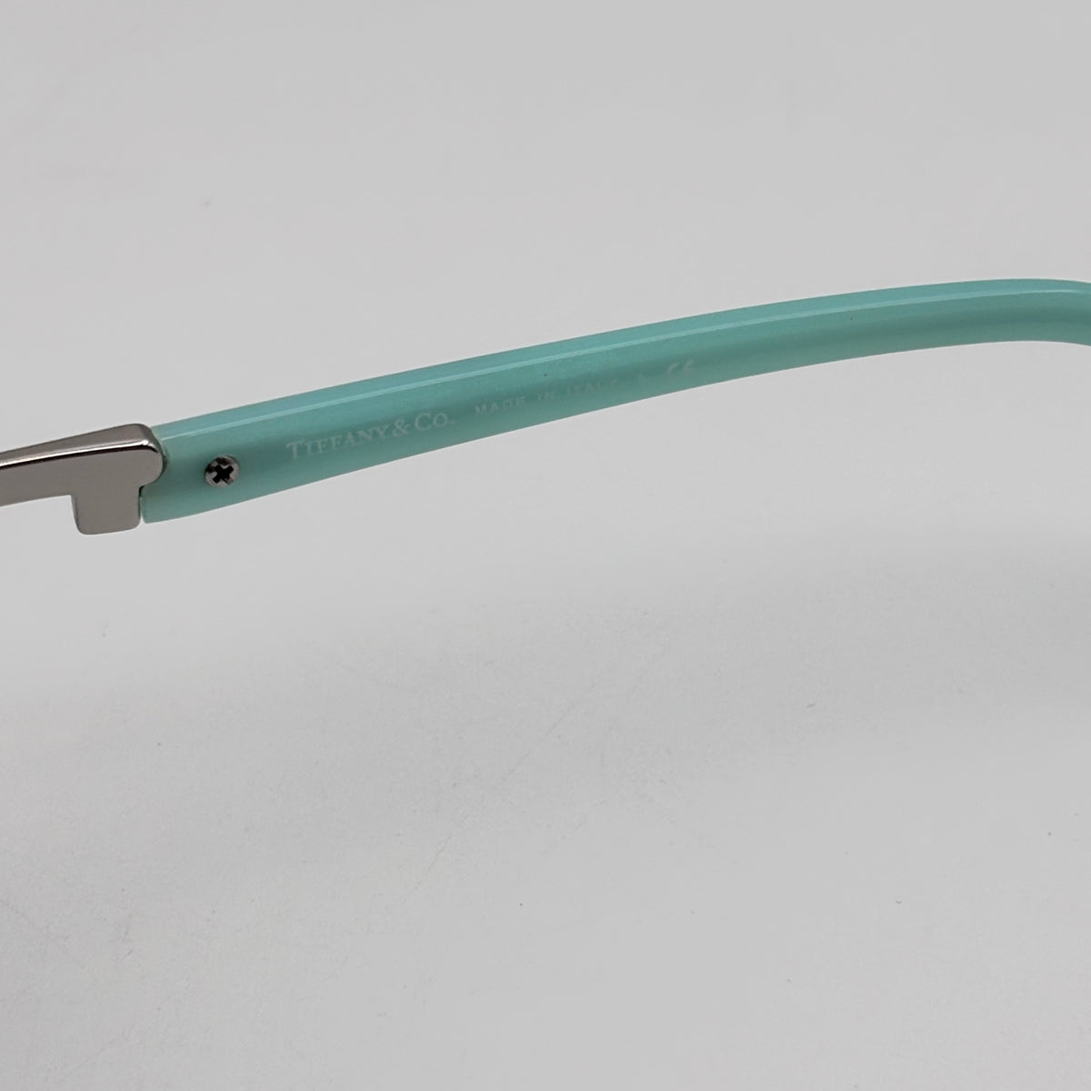 Tiffany & Co. Crystal Key Rimless Blue Gradient Sunglasses