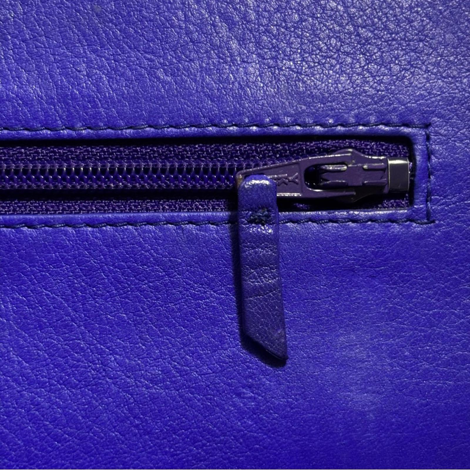 Chanel Classic Wallet On Chain WOC Quilted Lambskin Purple Silver Hardware