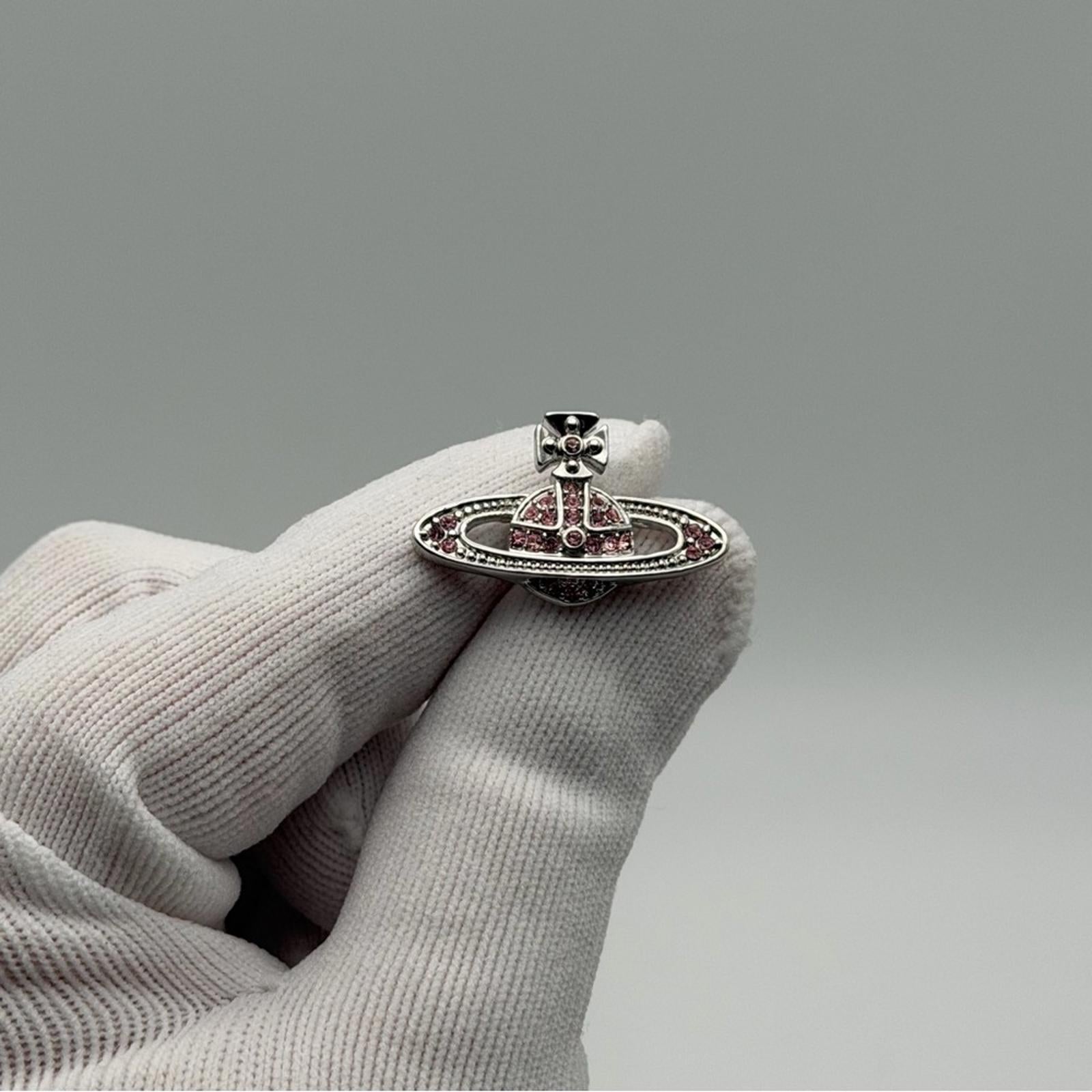 Vivienne Westwood Mini Bas Relief Orb Stud Earrings