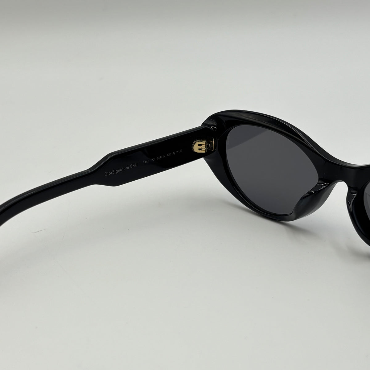 DiorSignature B8U Black Oval Sunglasses