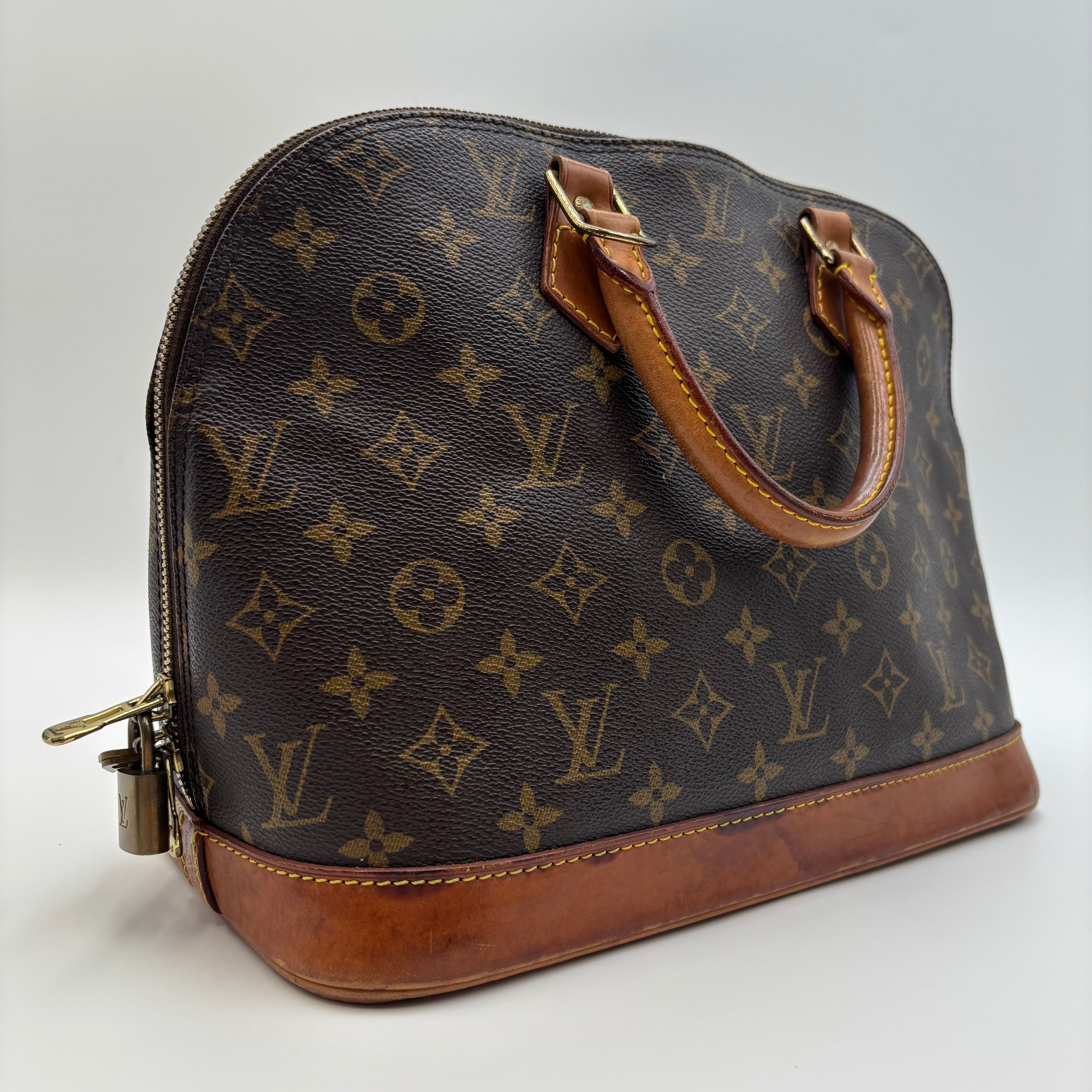 Louis Vuitton Alma PM Monogram Canvas Handbag 1997