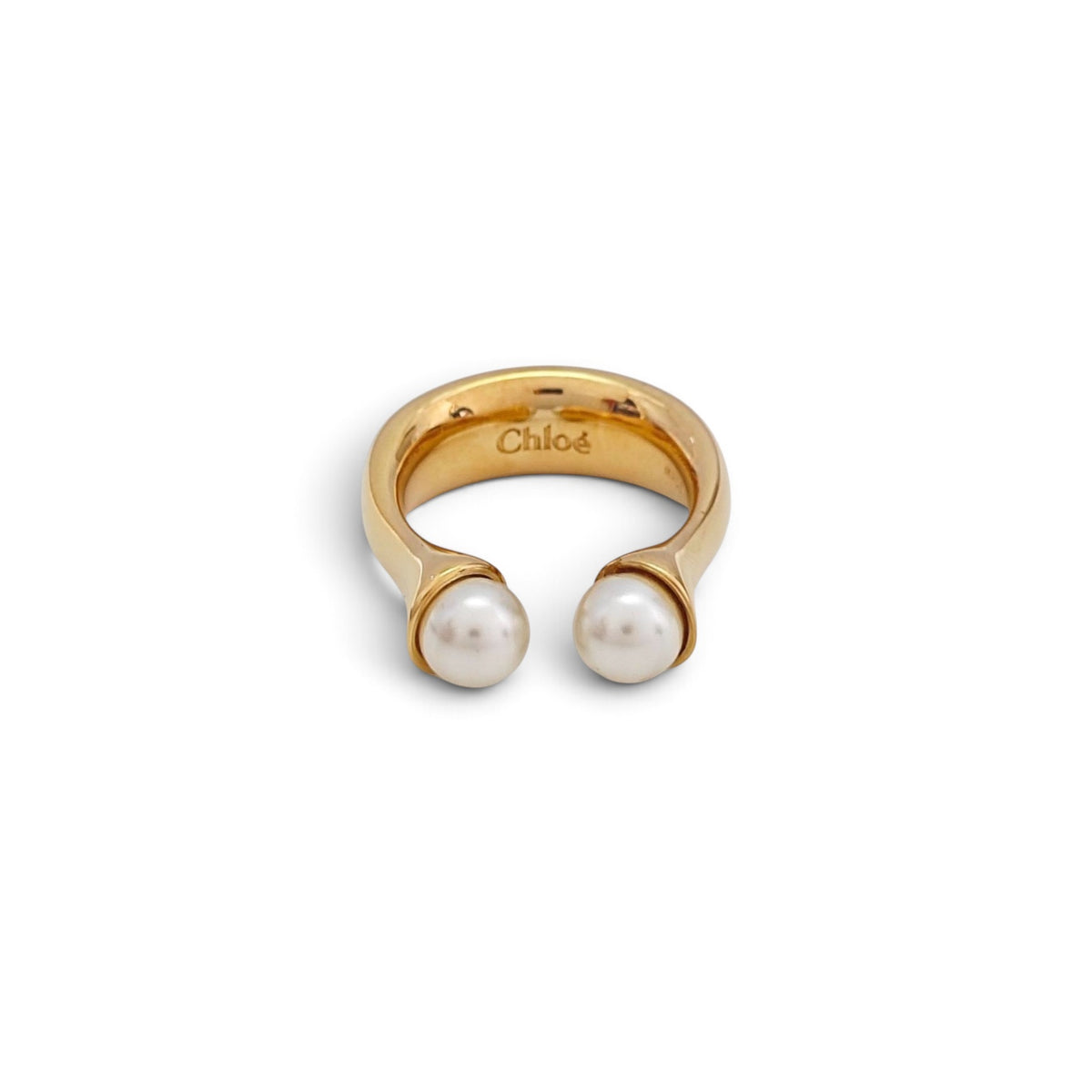 Chloé Darcey Pearl Fork Ring 2015