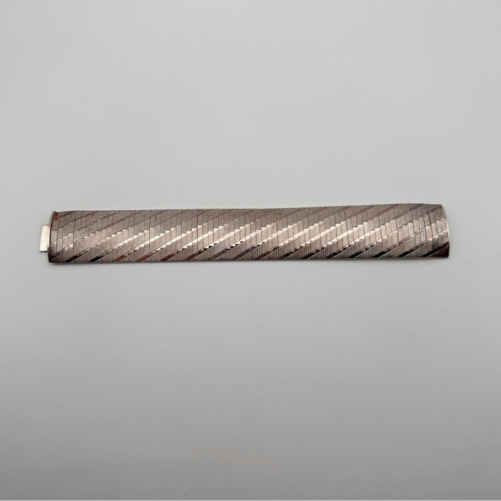 ITALIAN STERLING SILVER WIDE STATEMENT BRACELET