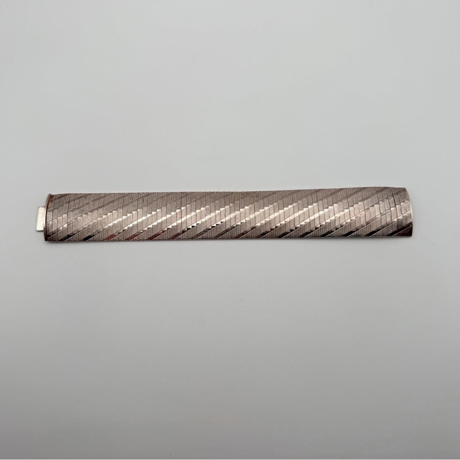 ITALIAN STERLING SILVER WIDE STATEMENT BRACELET