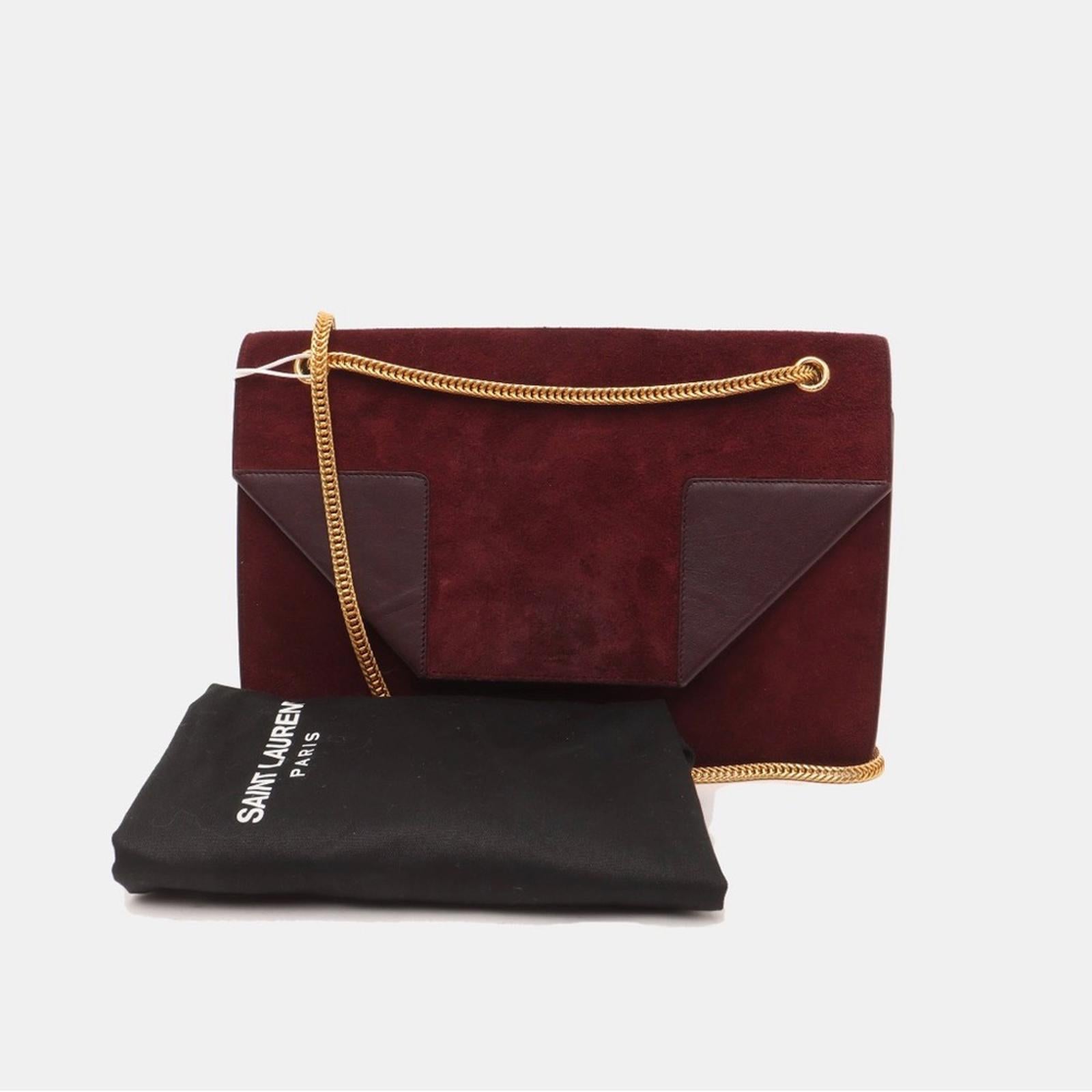 Yves Saint Laurent Betty Medium Suede Chain Shoulder Bag