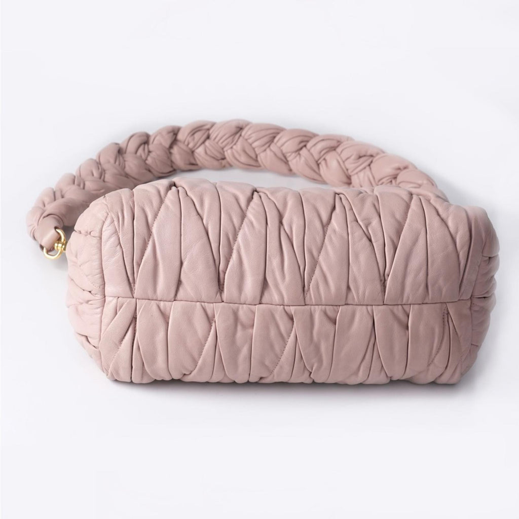 Miu Miu Bolsa Matelassé Pink 5BC022 Shoulder Bag