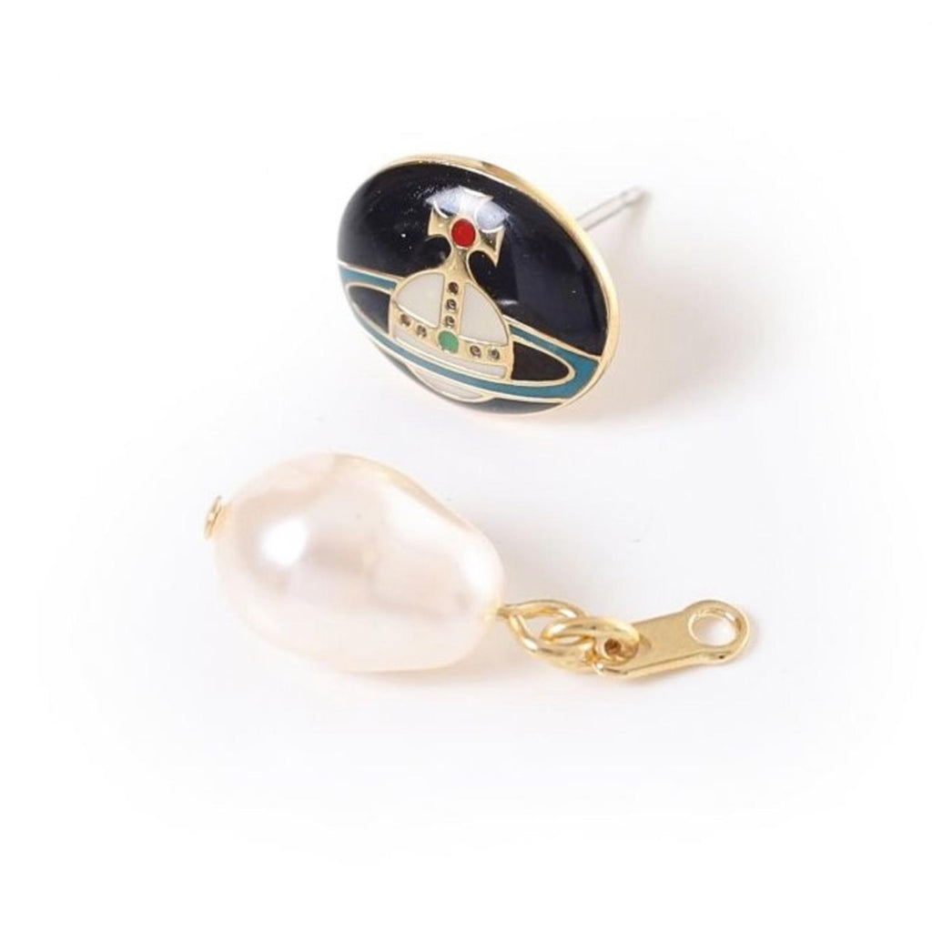 VIVIENNE WESTWOOD LOELIA TWO WAY PEARL DROP EARRINGS
