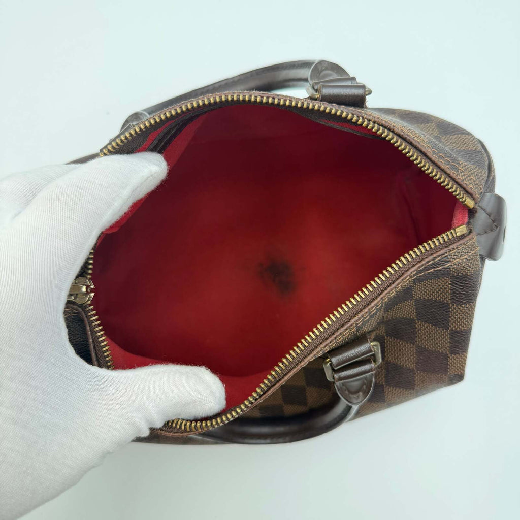 Louis Vuitton Speedy 25 Damier Ebene Handbag 2011