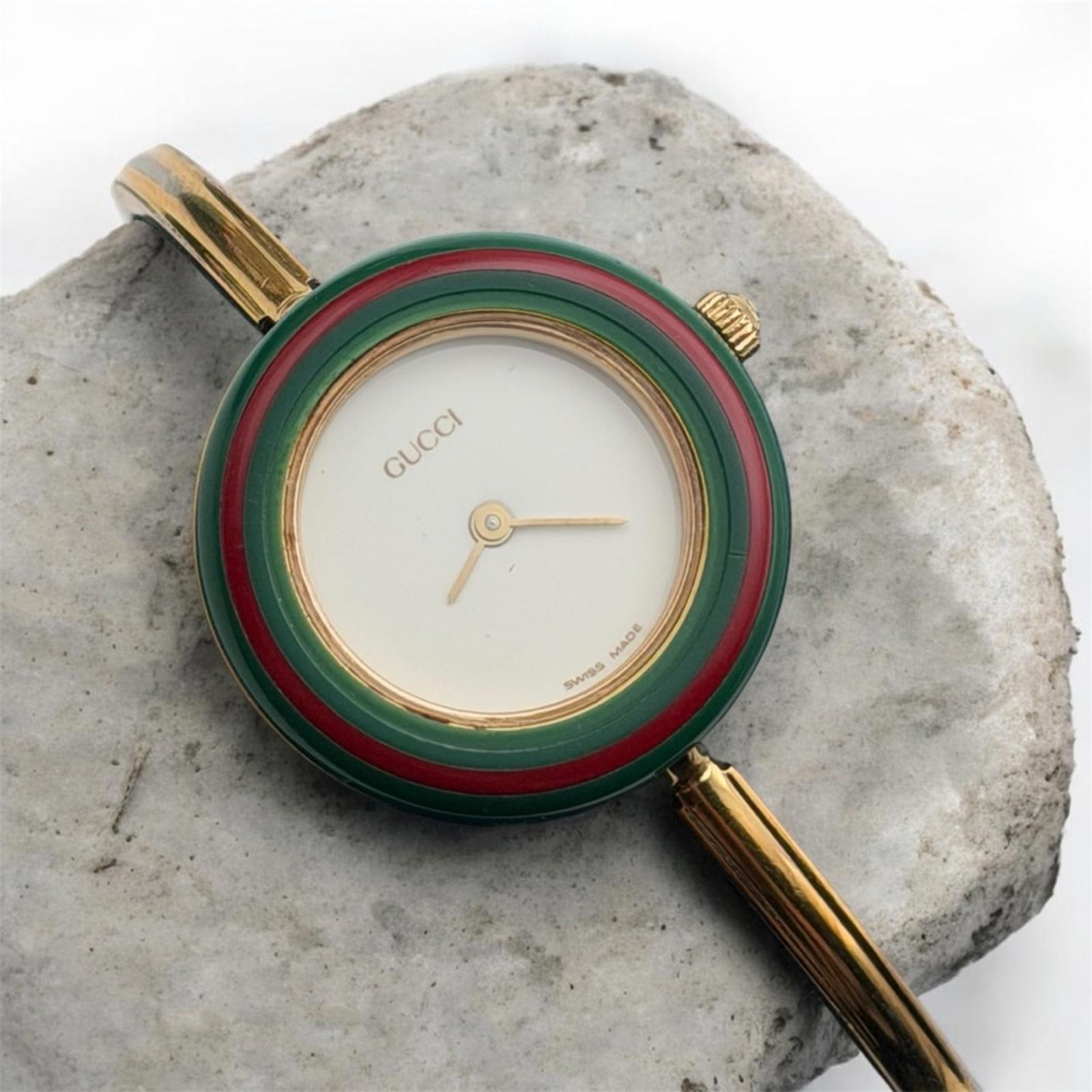 Vintage Gucci Change Bezel Bangle Watch – Full Set