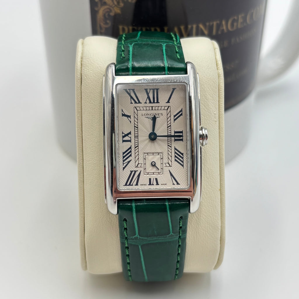 Longines DolceVita L5.512.4.71.A Quartz Watch – Green Alligator