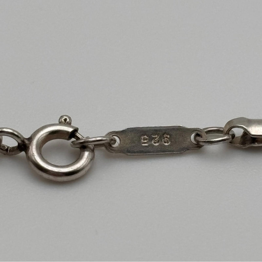 Tiffany & Co. 1837 Sterling Silver Bar Pendant Necklace
