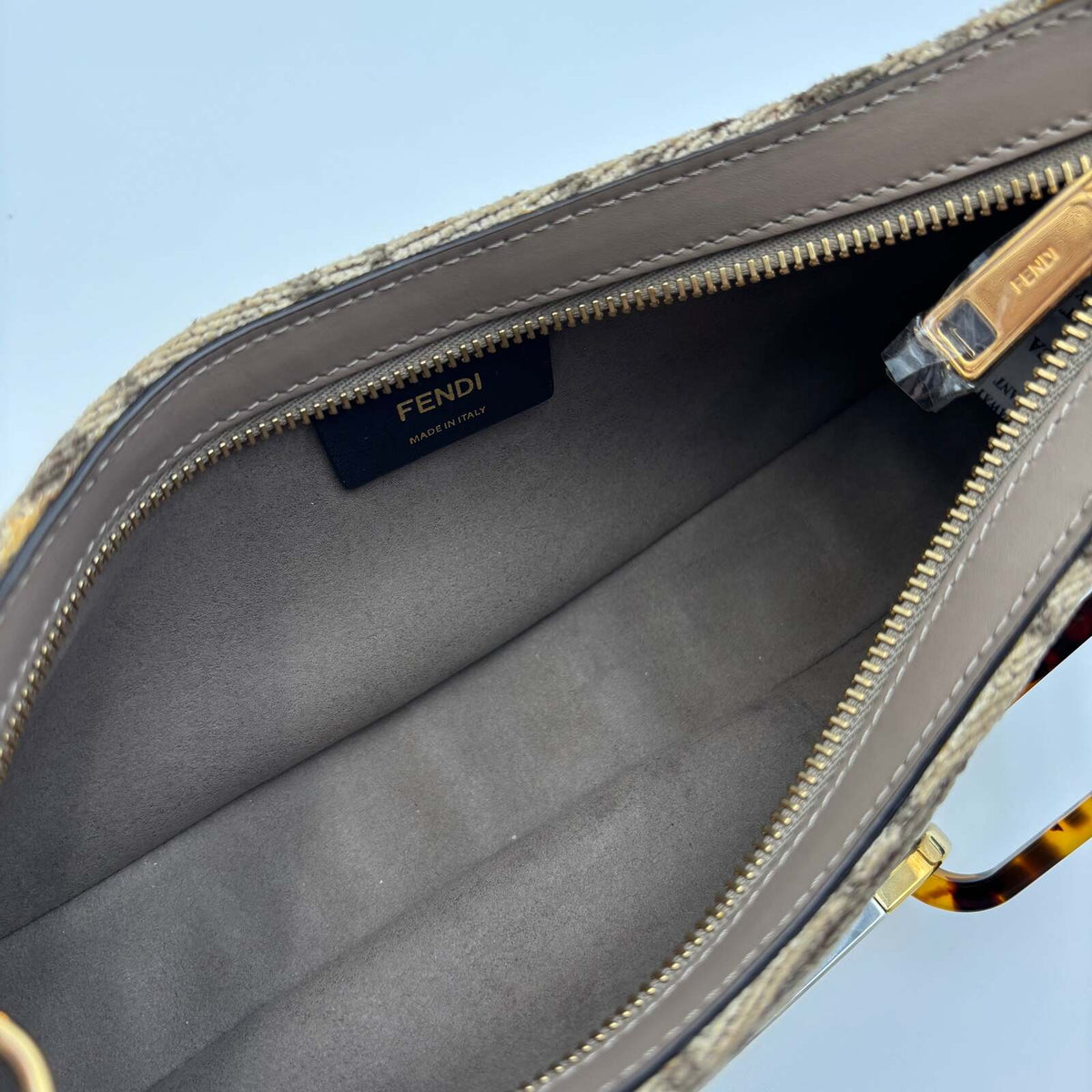 Fendi O’Lock Swing FF Chenille Shoulder Bag