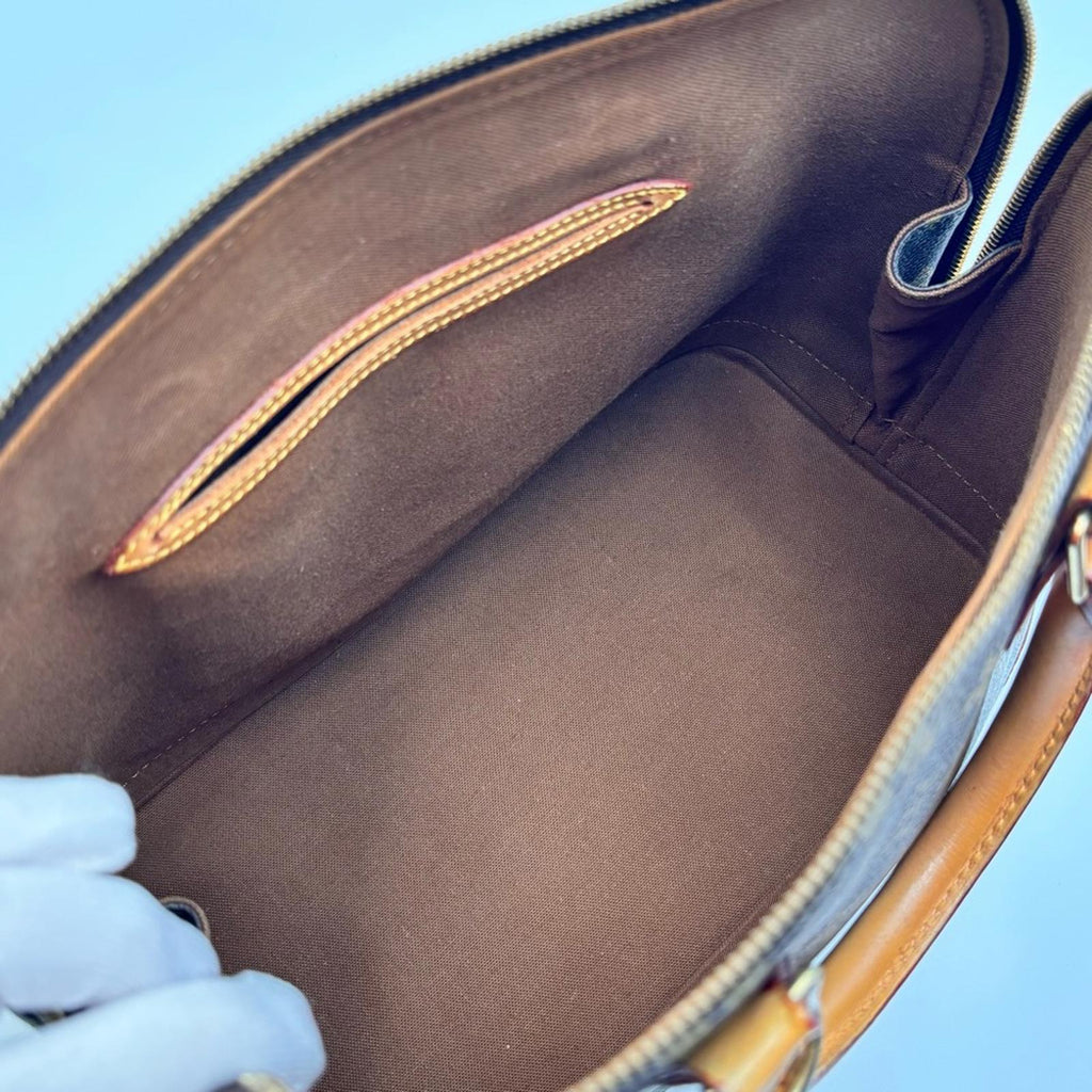Louis Vuitton Alma PM Monogram Handbag Brown Canvas
