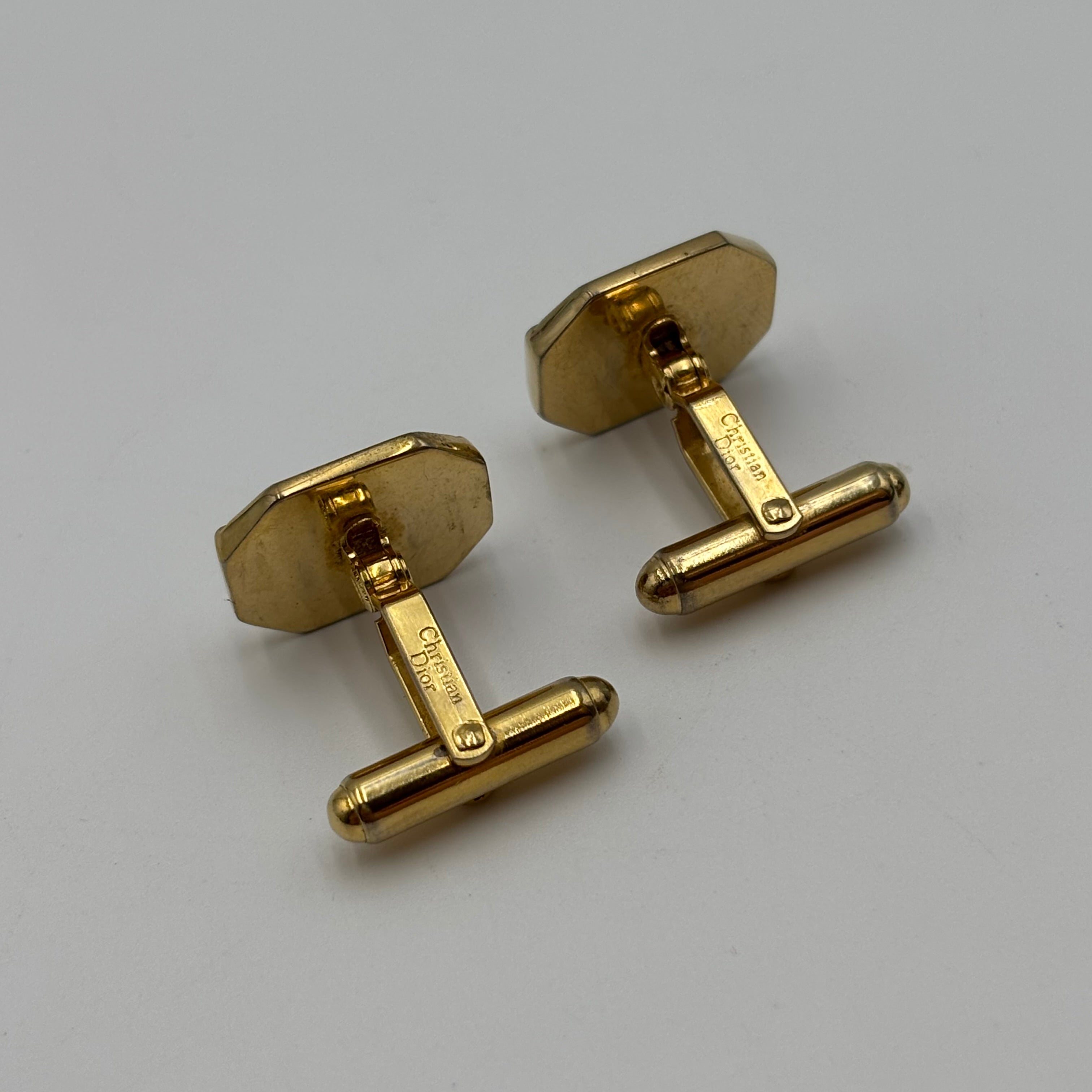 Christian Dior Monsieur CD Crest Cufflinks