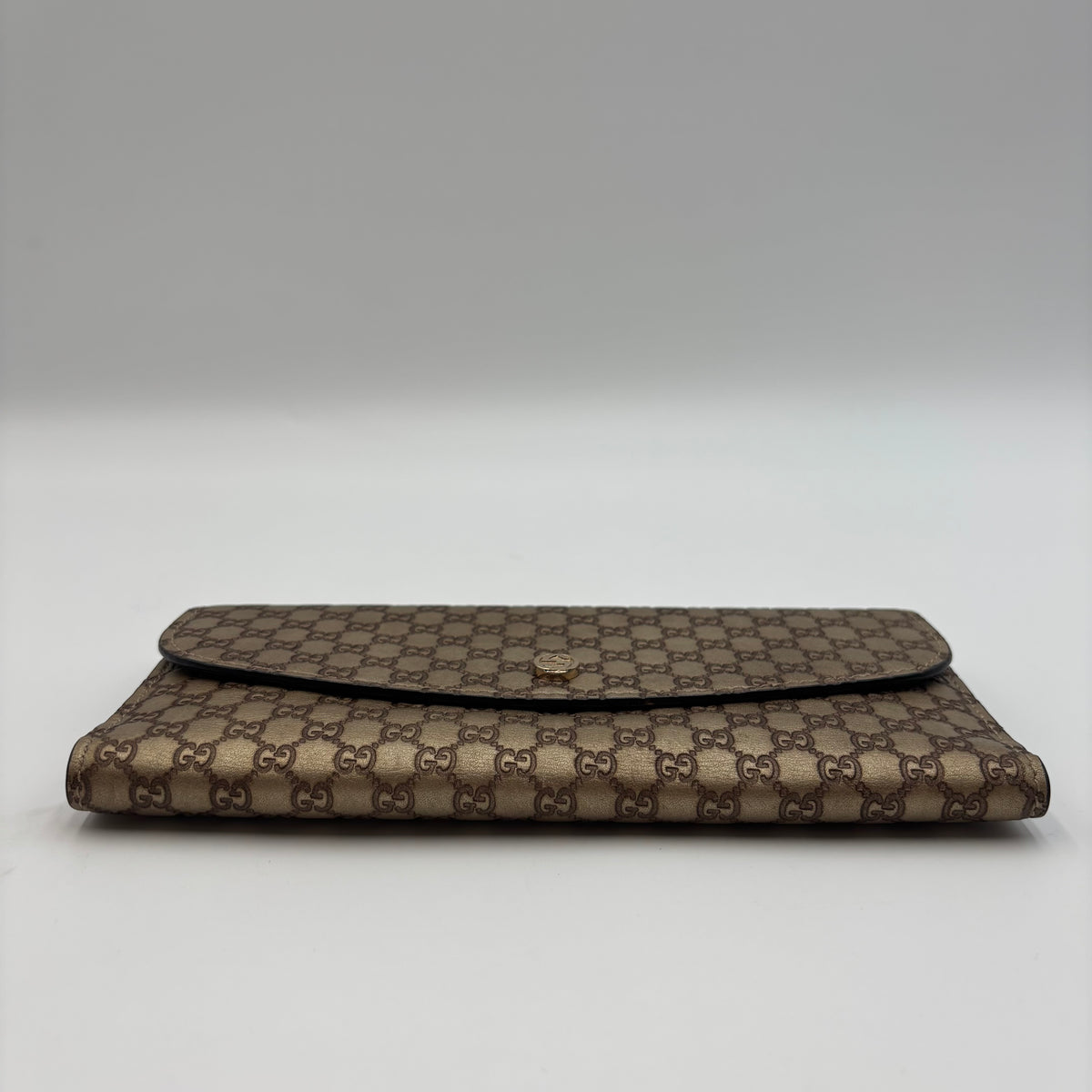 Gucci Microguccissima Continental Wallet Metallic Gold 2010