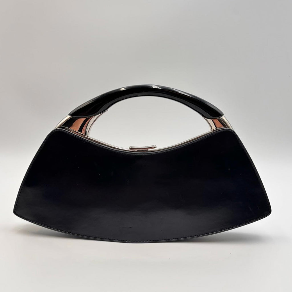 Christian Dior Black Bondage Handbag By John Galliano 2000