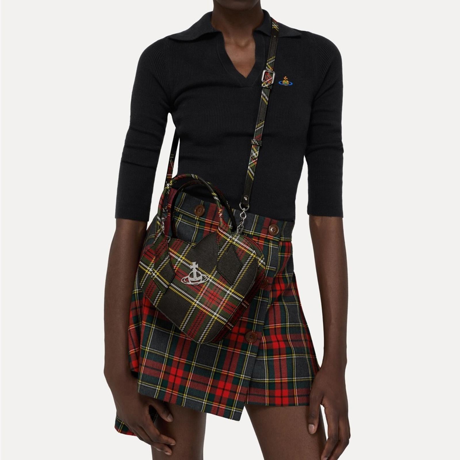 Vivienne Westwood Josephine Heart Crossbody – Tartan Chelsea