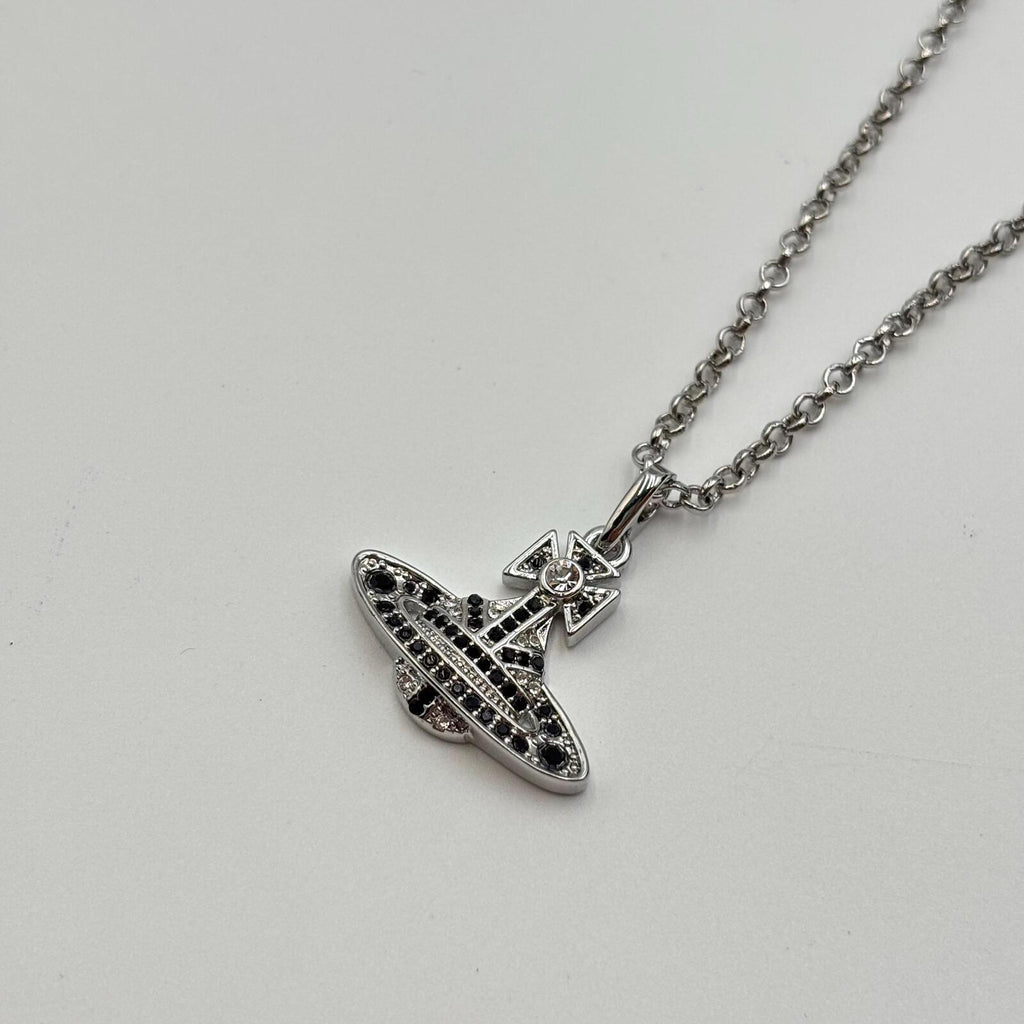 Vivienne Westwood Orb Crystal Pendant Necklace