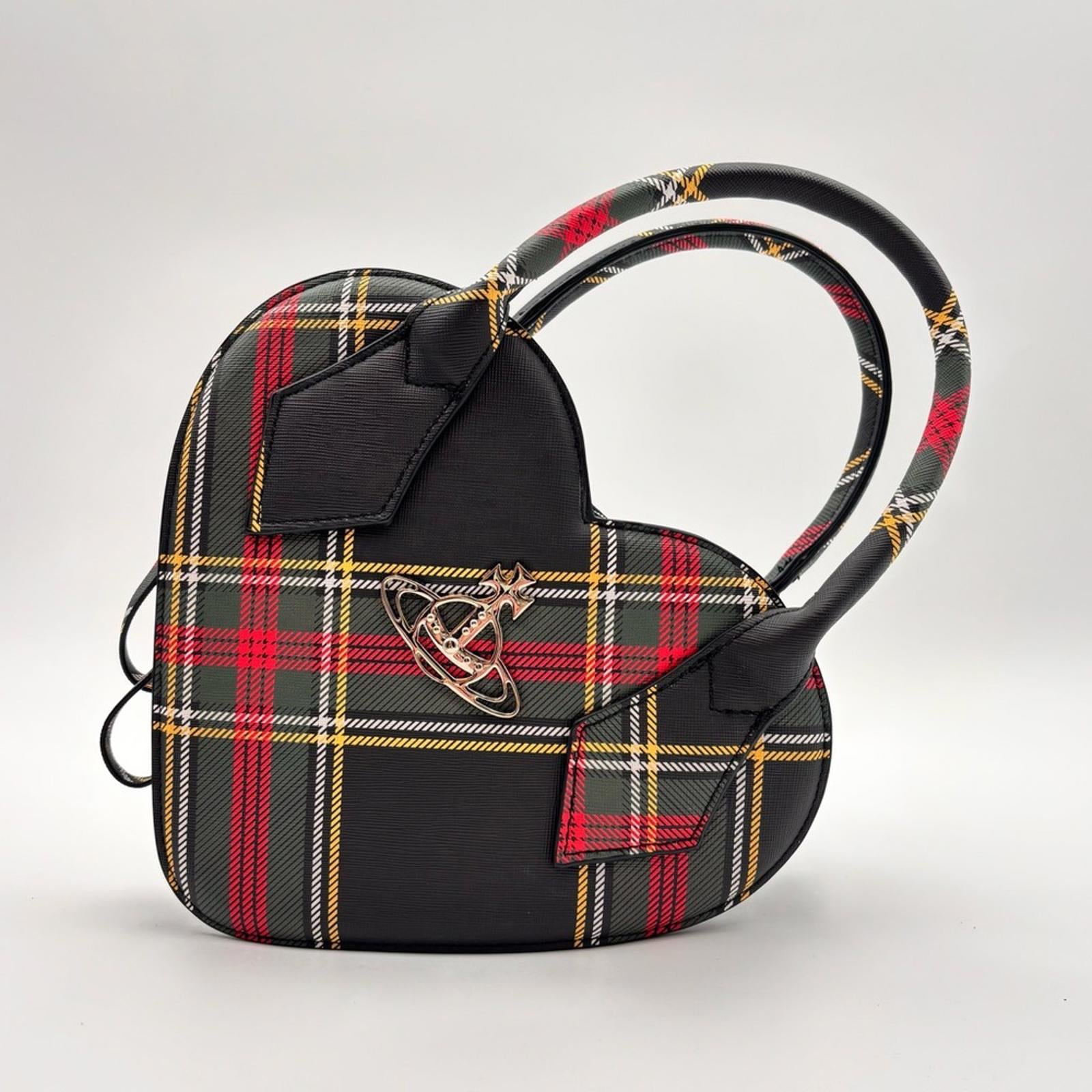 Vivienne Westwood Josephine Heart Crossbody – Tartan Chelsea
