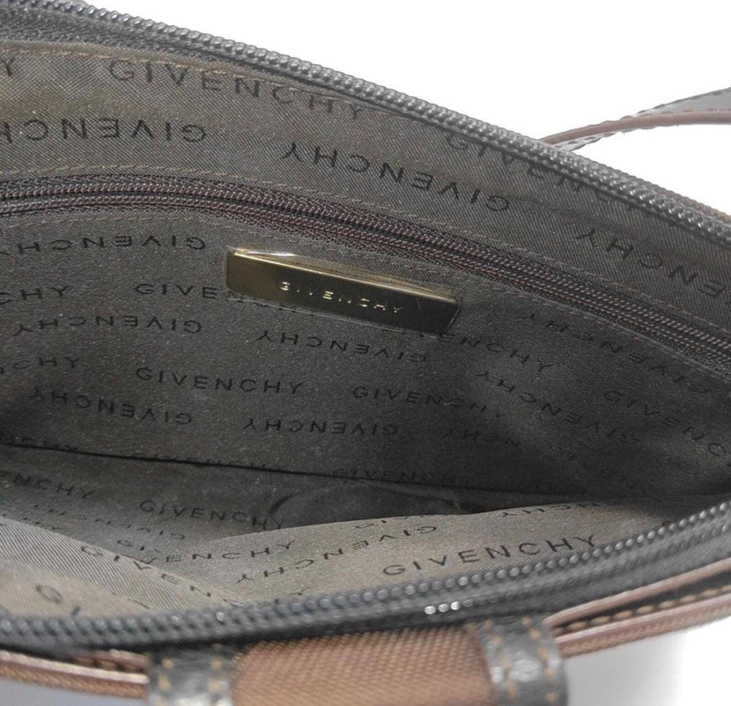 Givenchy 4G Logo Canvas & Leather Shoulder Bag