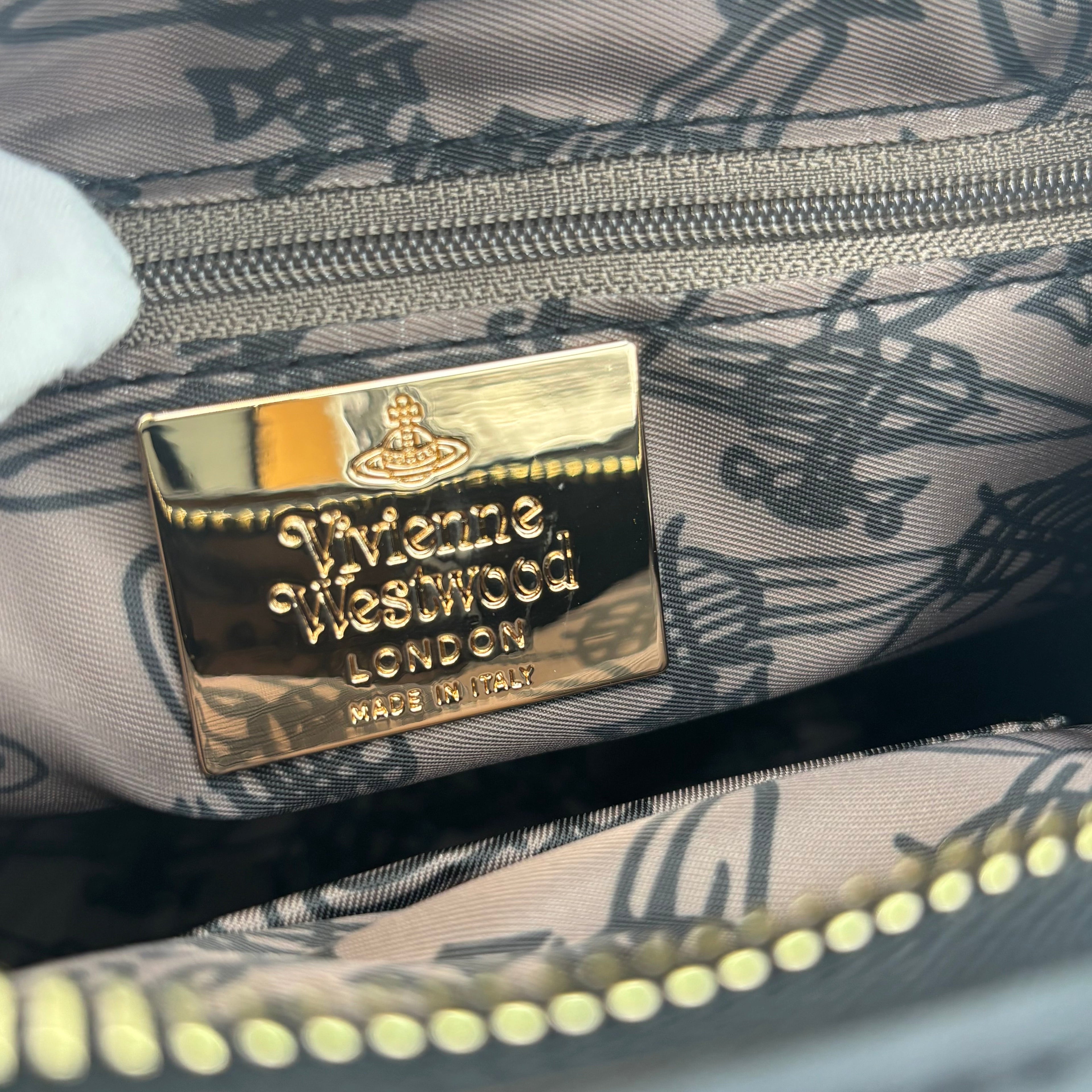 Vivienne Westwood Yasmine Derby Tartan Bow Handbag