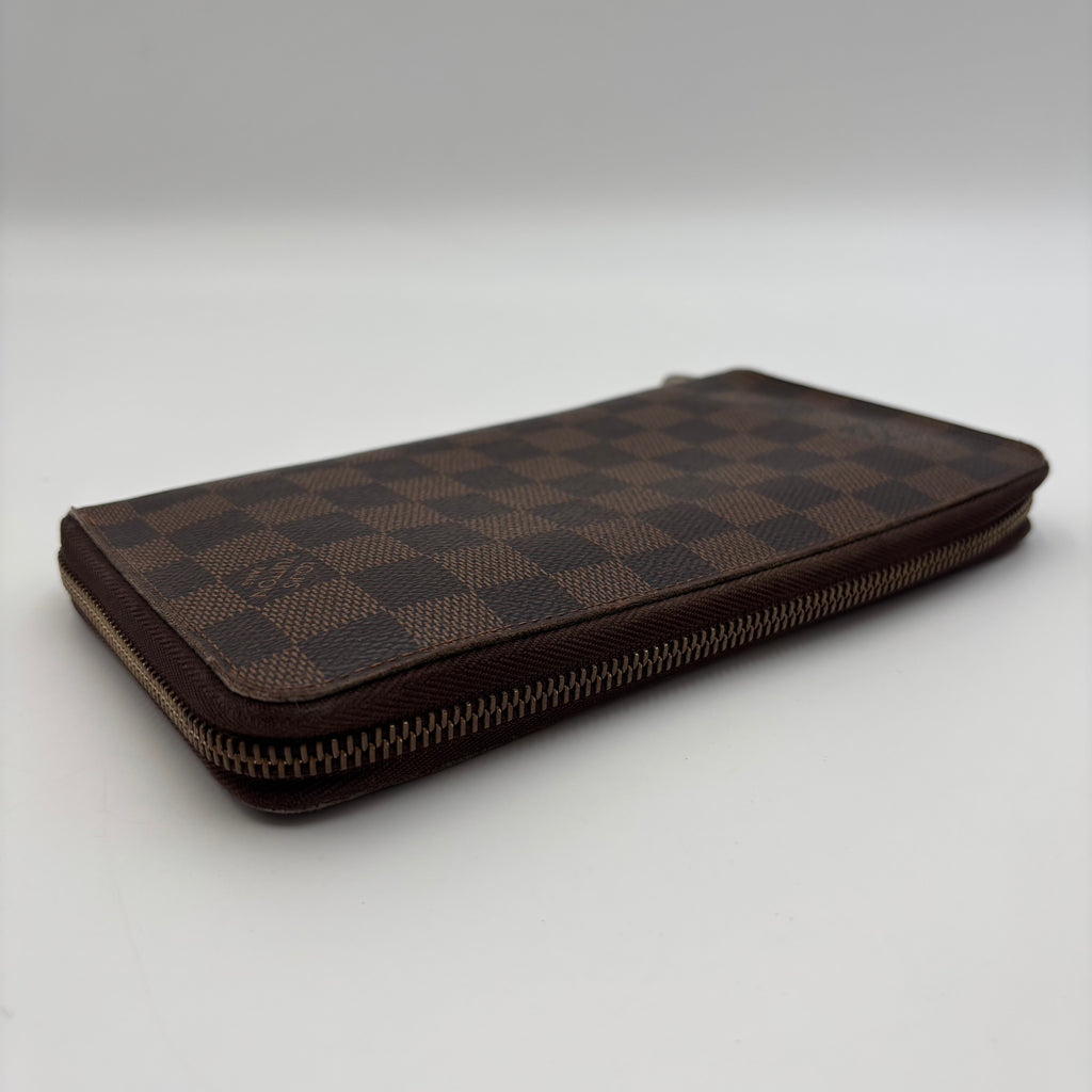 Louis Vuitton by Marc Jacobs Damier Ebene Zip Around Wallet circa 2010s
