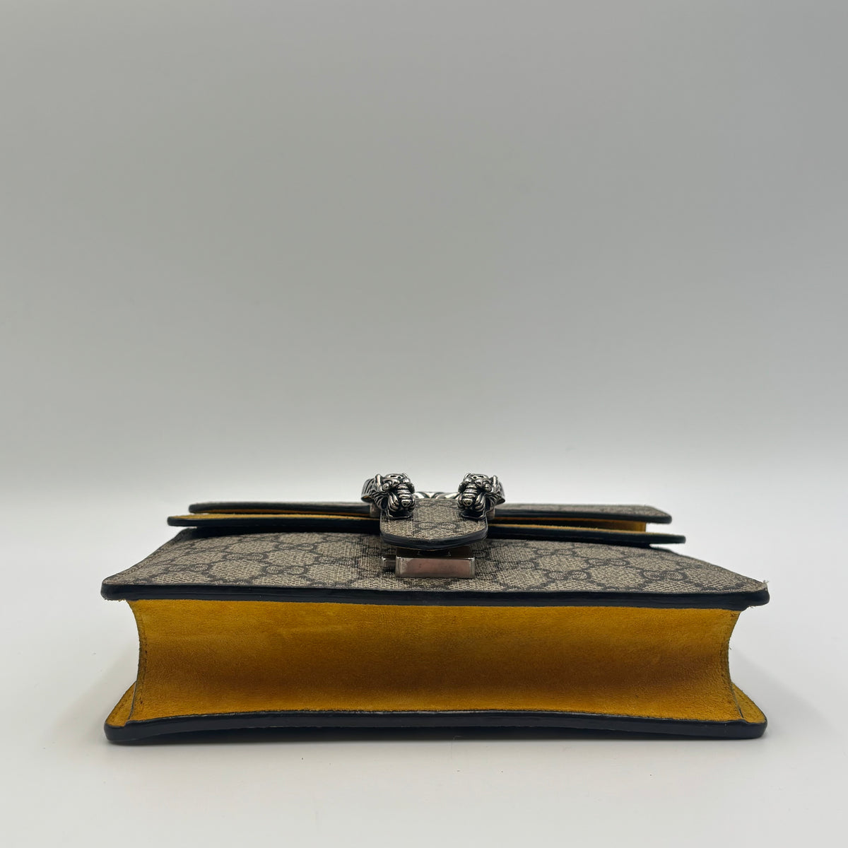 Gucci GG Supreme Mini Dionysus Shoulder Bag in Yellow