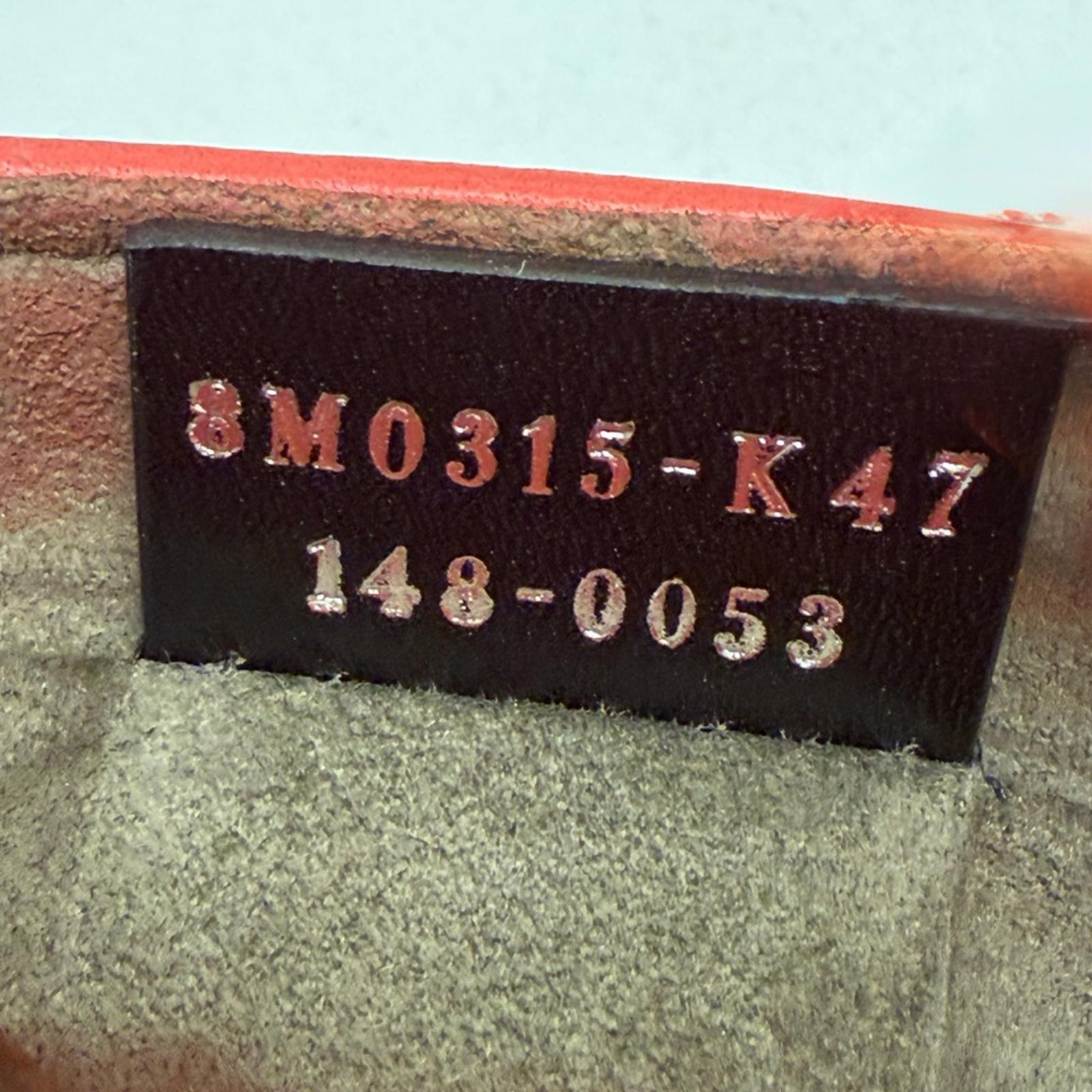 Fendi Mini Napa Baguette Crossbody Bag with Interwoven Strap