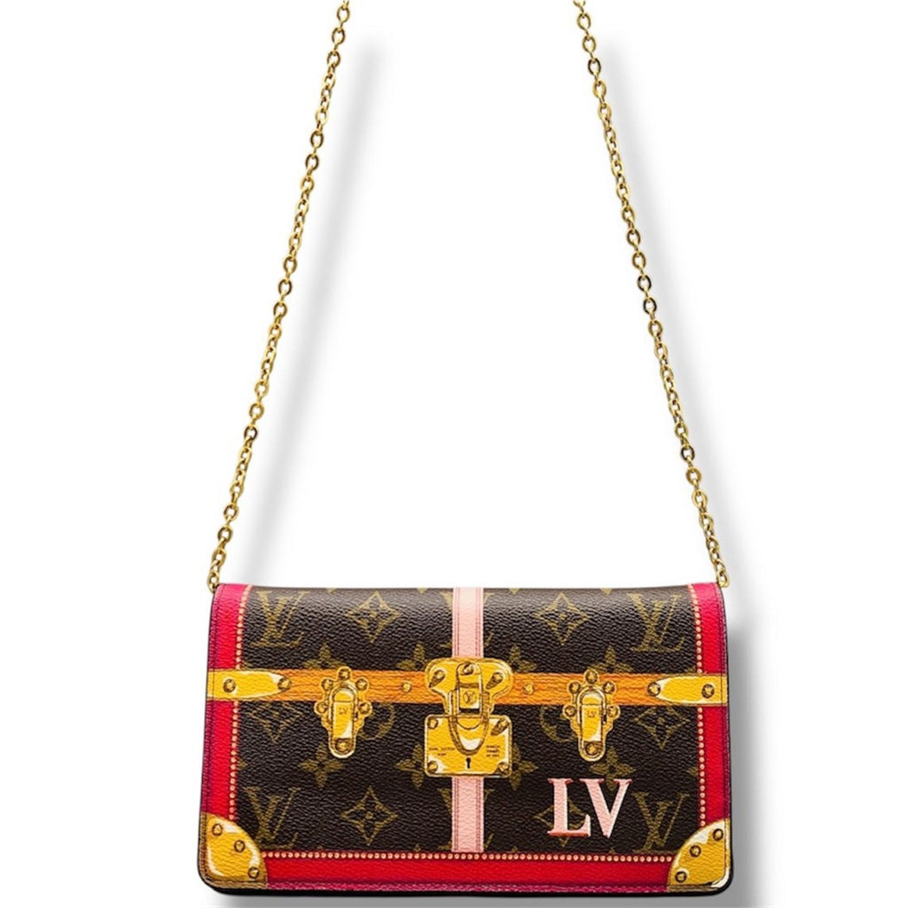 Louis Vuitton 2018 Monogram Summer Trunks Pochette Crossbody