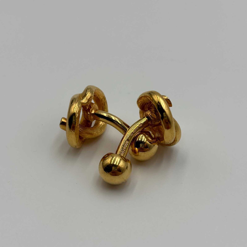 Guy Laroche Paris Gold-Tone Knot Cufflinks
