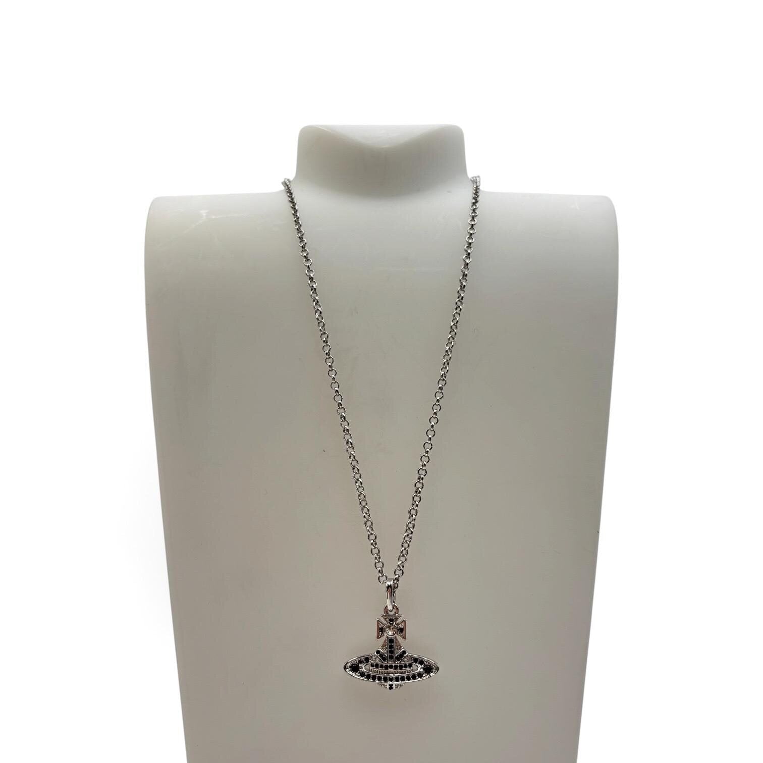 Vivienne Westwood Orb Crystal Pendant Necklace