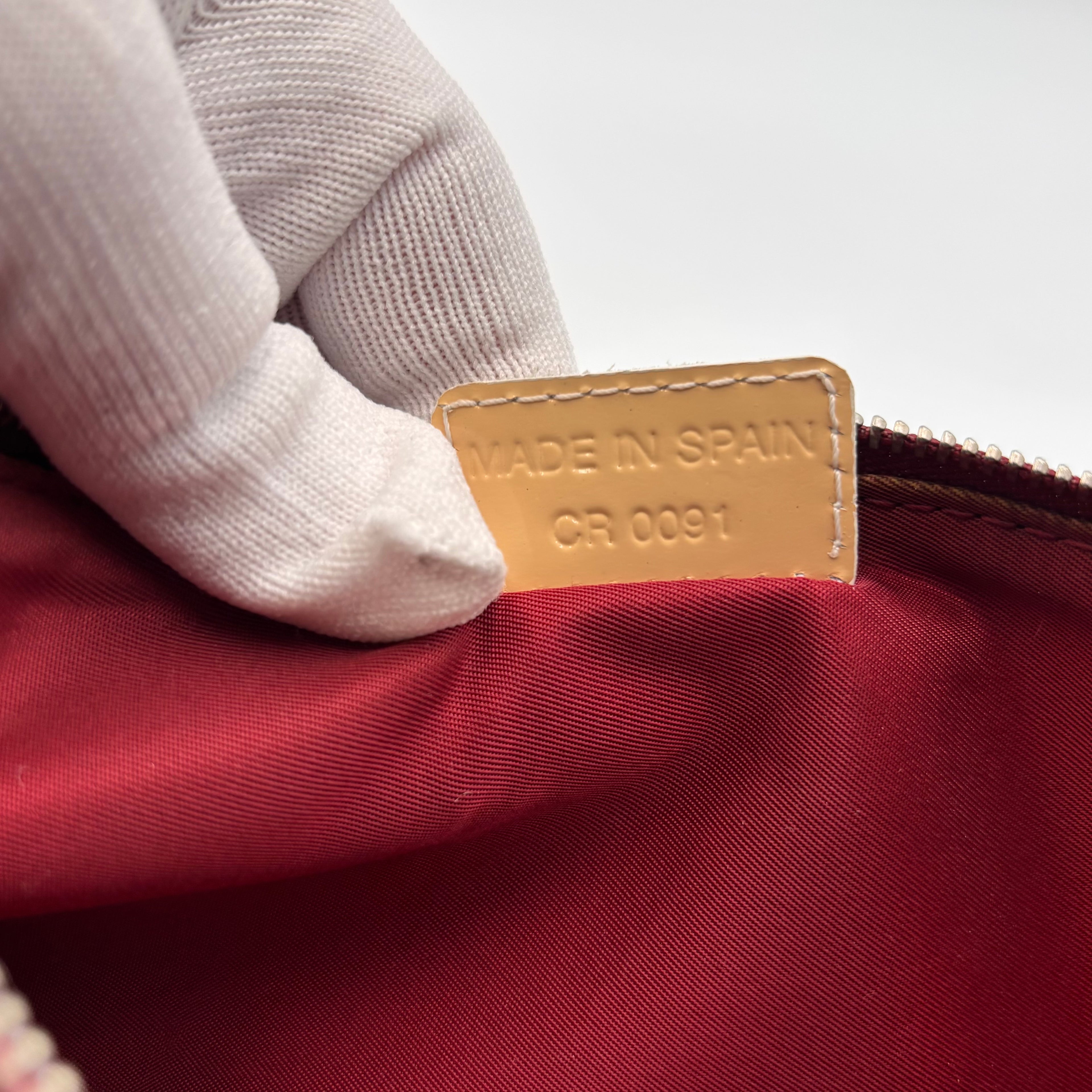 Christian Dior Red Oblique Saddle Pochette Bag 2001