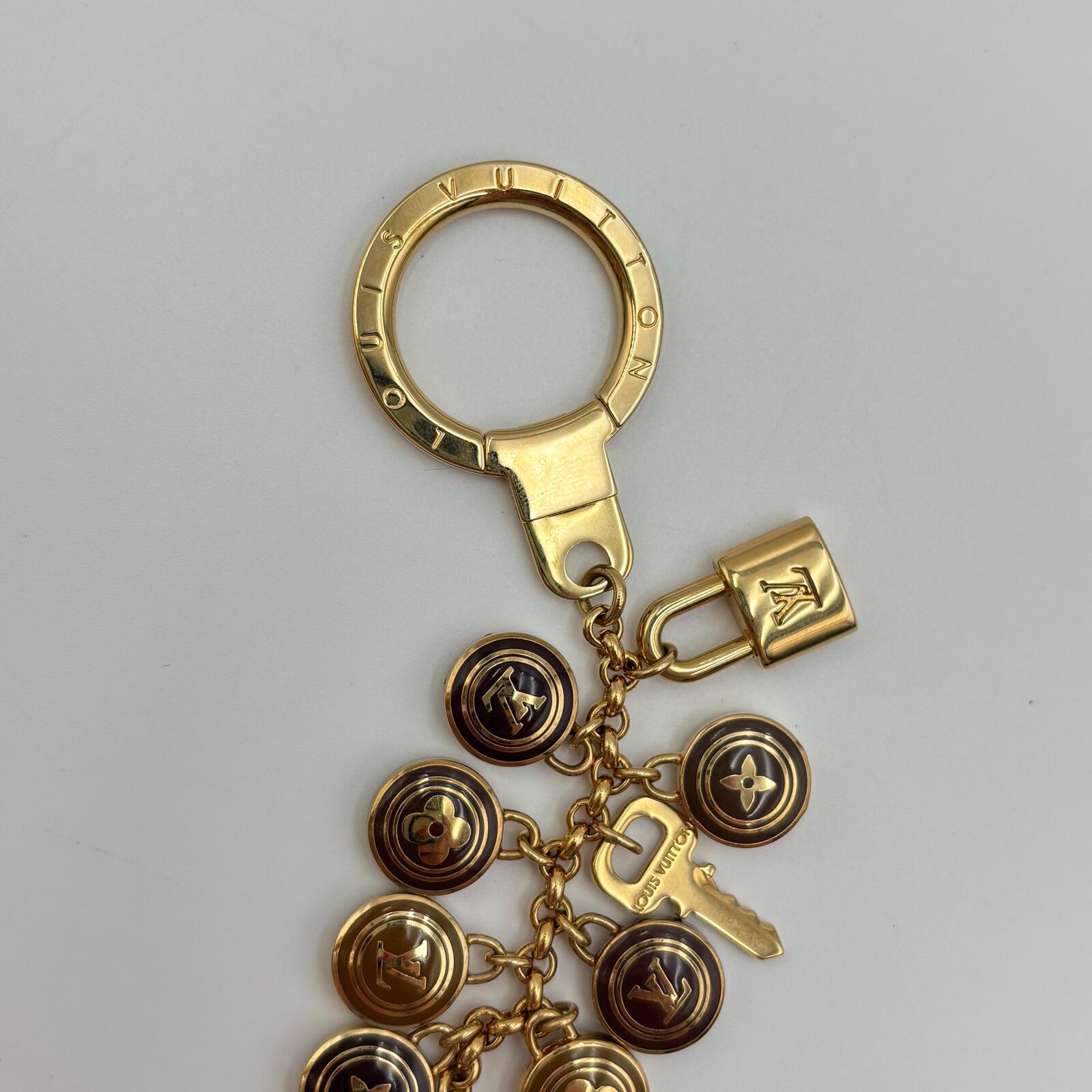 Louis Vuitton Fleur De Monogram Resin Charm Key Holder Bag Charm