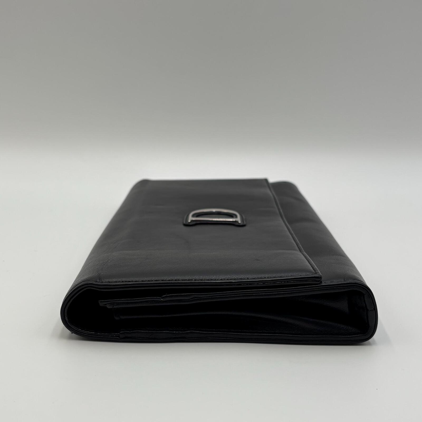 Christian Dior Vintage D Logo Travel Wallet/ Clutch